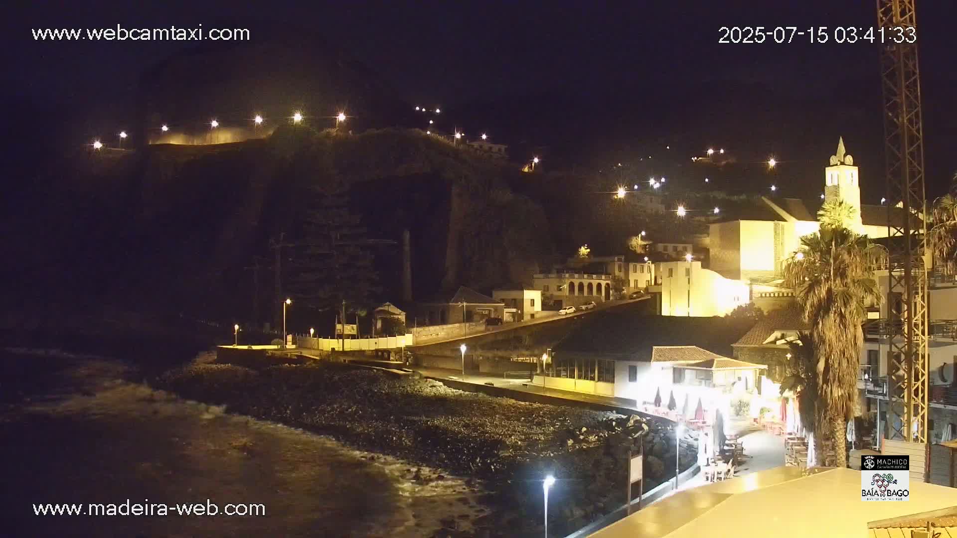 Porto da Cruz Swimming Pools & Atlantic Ocean Live Cam - Machico, Madeira, Portugal