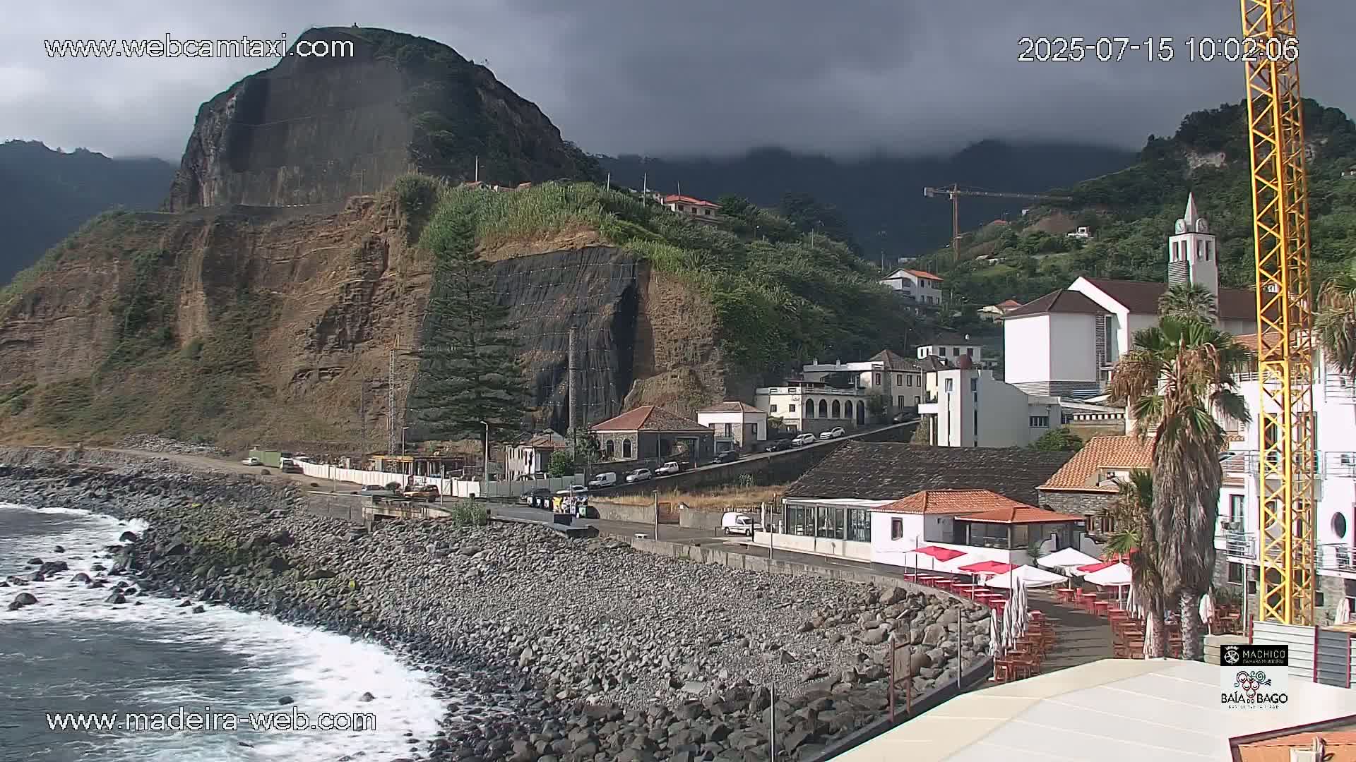 Porto da Cruz Swimming Pools & Atlantic Ocean Live Cam - Machico, Madeira, Portugal