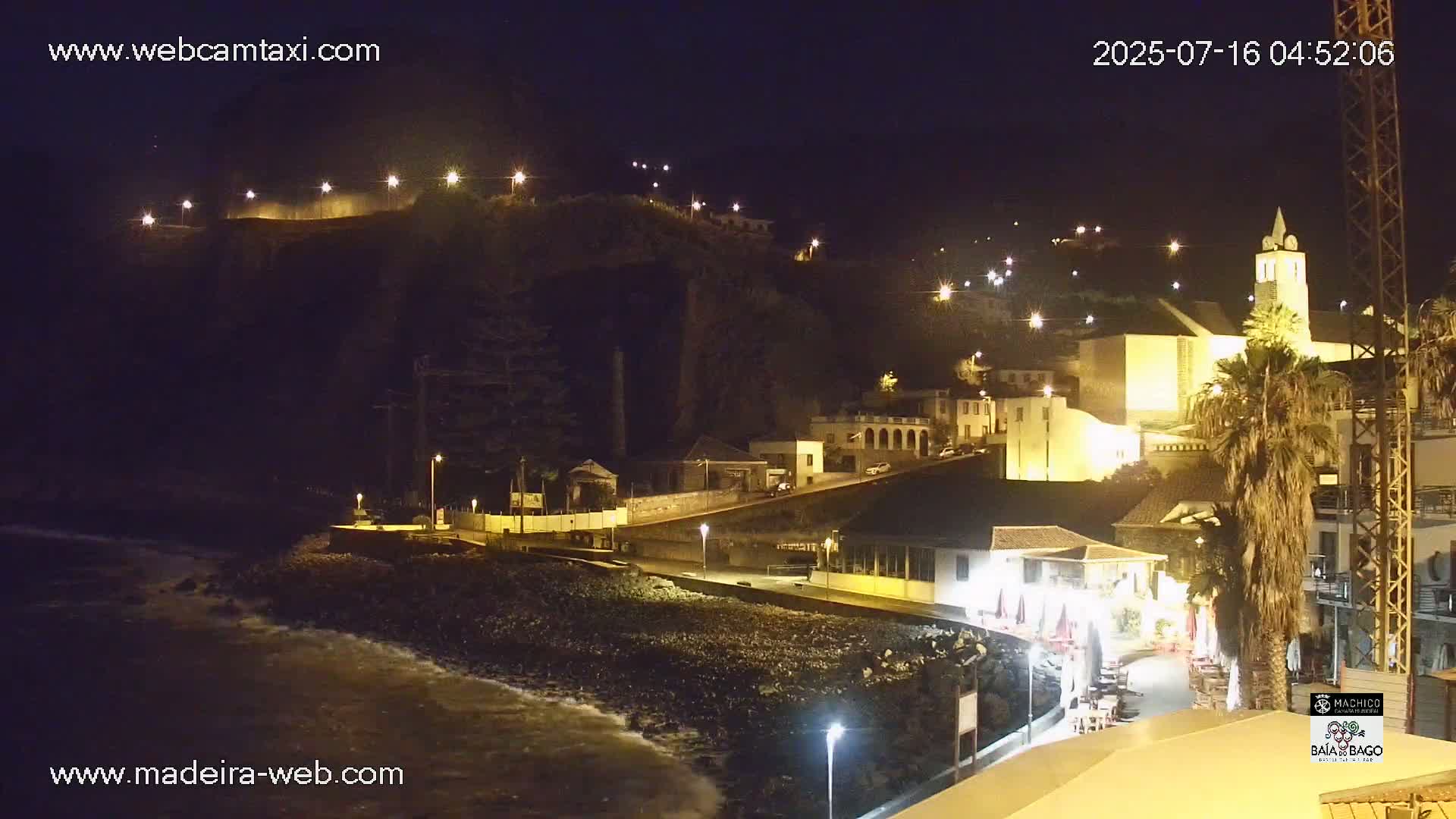 Porto da Cruz Swimming Pools & Atlantic Ocean Live Cam - Machico, Madeira, Portugal