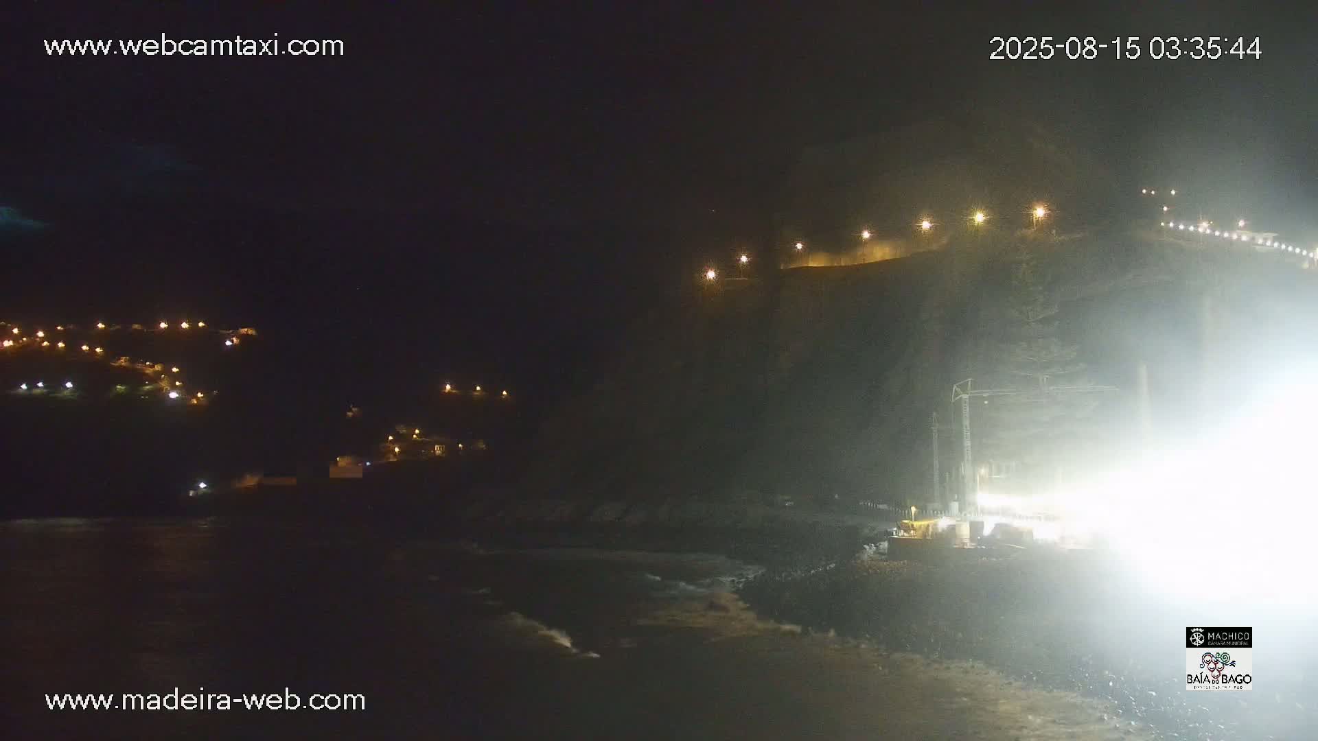 Porto da Cruz Swimming Pools & Atlantic Ocean Live Cam - Machico, Madeira, Portugal
