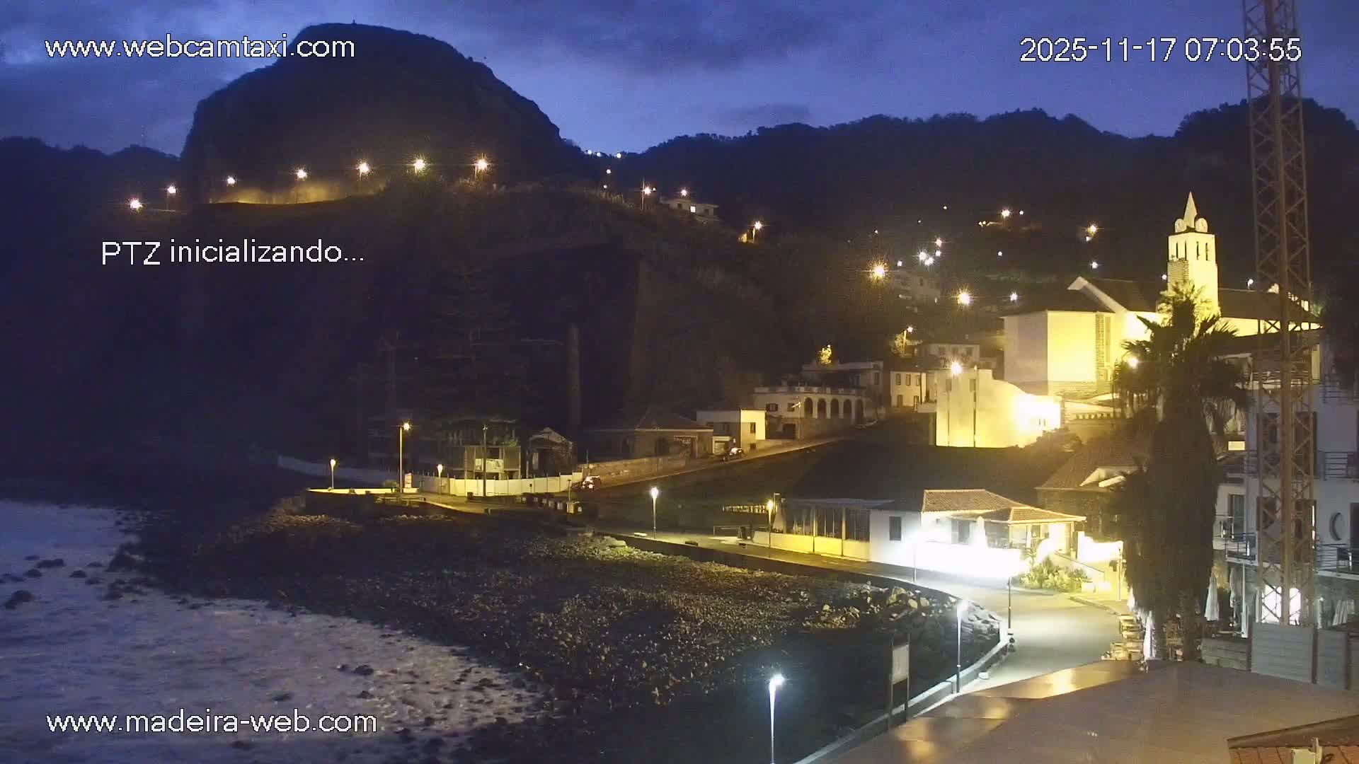 Porto da Cruz Swimming Pools & Atlantic Ocean Live Cam - Machico, Madeira, Portugal