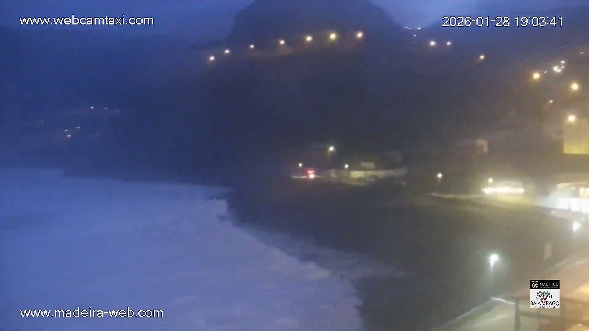 Porto da Cruz Swimming Pools & Atlantic Ocean Live Cam - Machico, Madeira, Portugal
