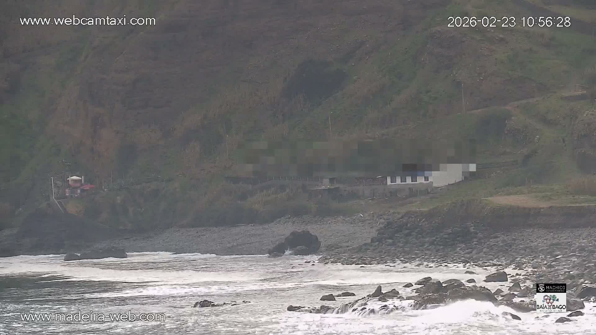 Porto da Cruz Swimming Pools & Atlantic Ocean Live Cam - Machico, Madeira, Portugal