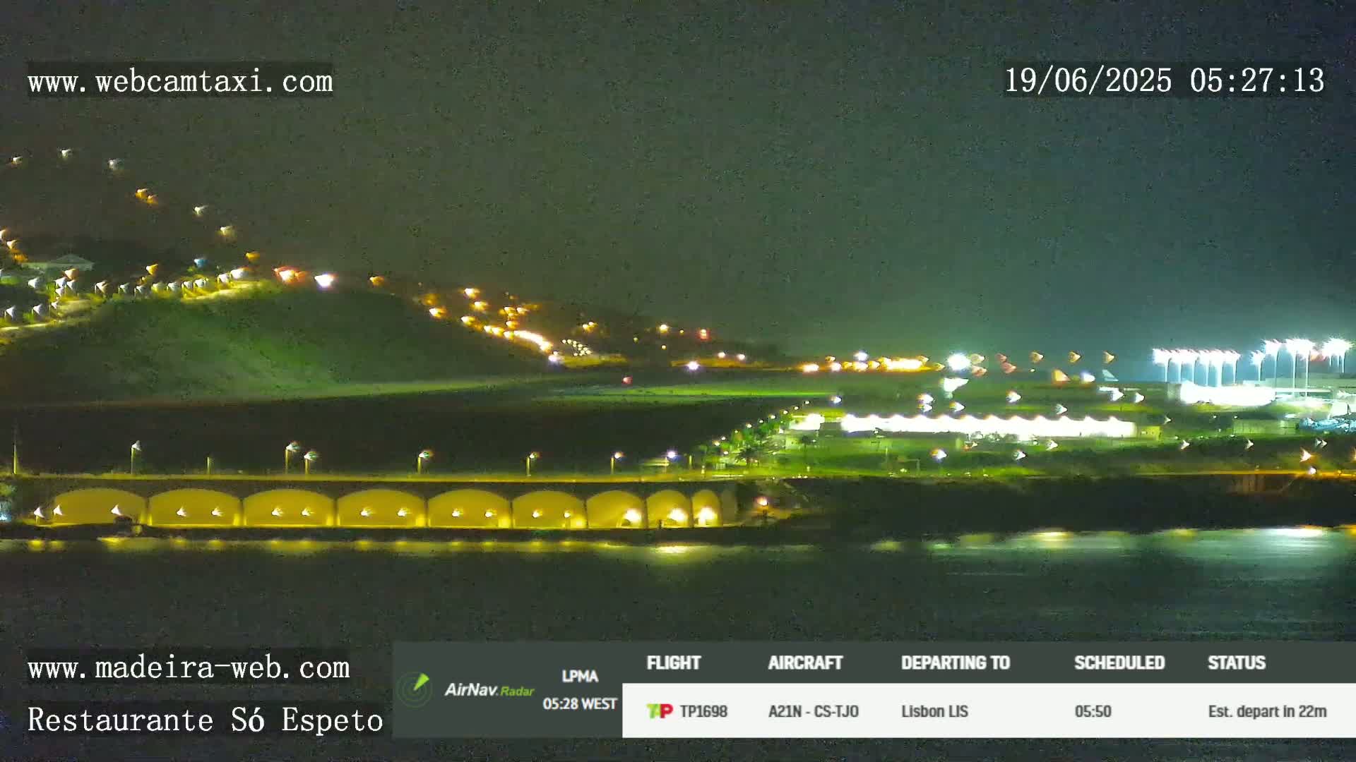 Funchal Cristiano Ronaldo Madeira  International Airport Radio & Live Cam FNC/LPMA - Santa Cruz, Madeira, Portugal