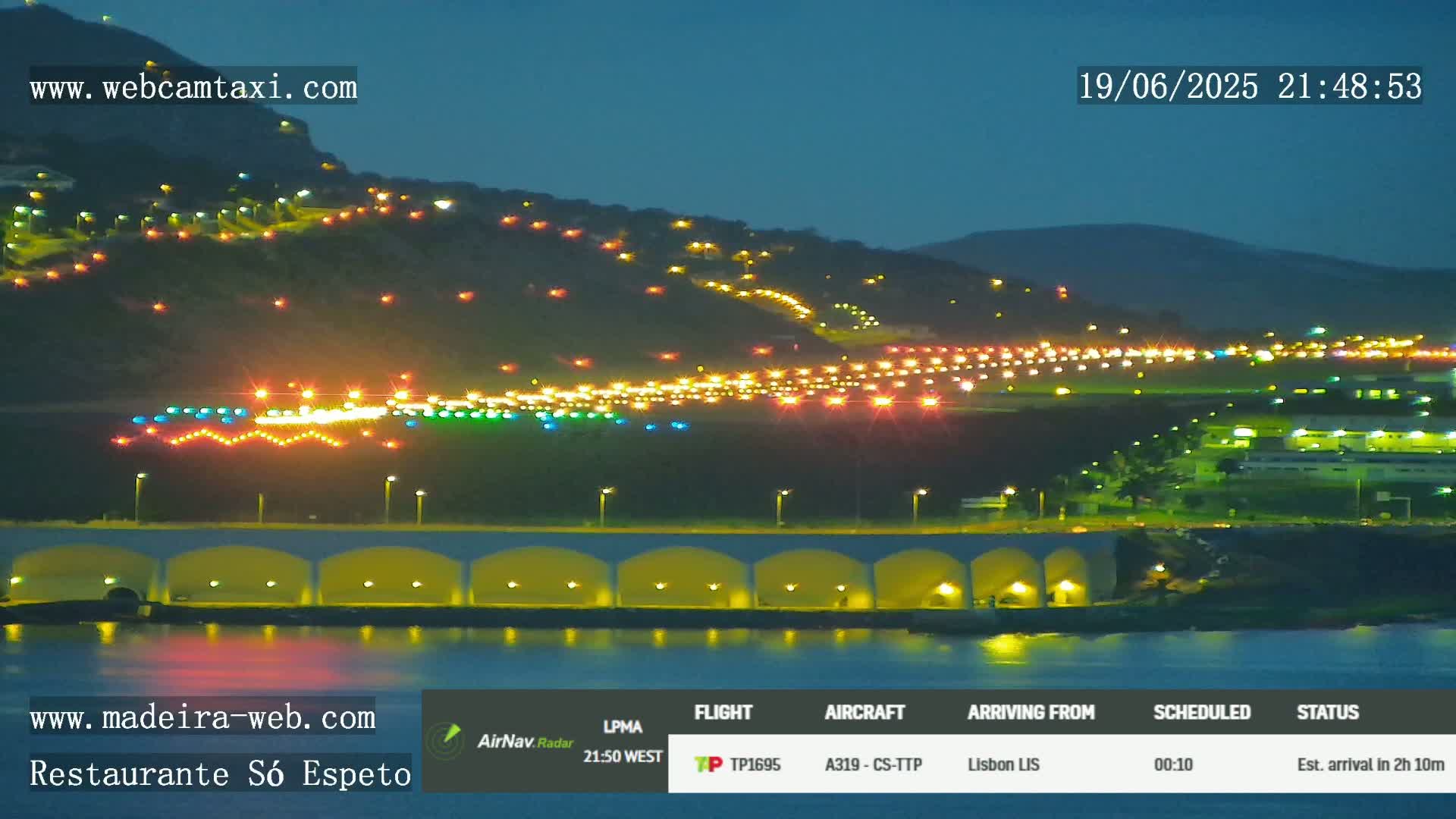Funchal Cristiano Ronaldo Madeira  International Airport Radio & Live Cam FNC/LPMA - Santa Cruz, Madeira, Portugal