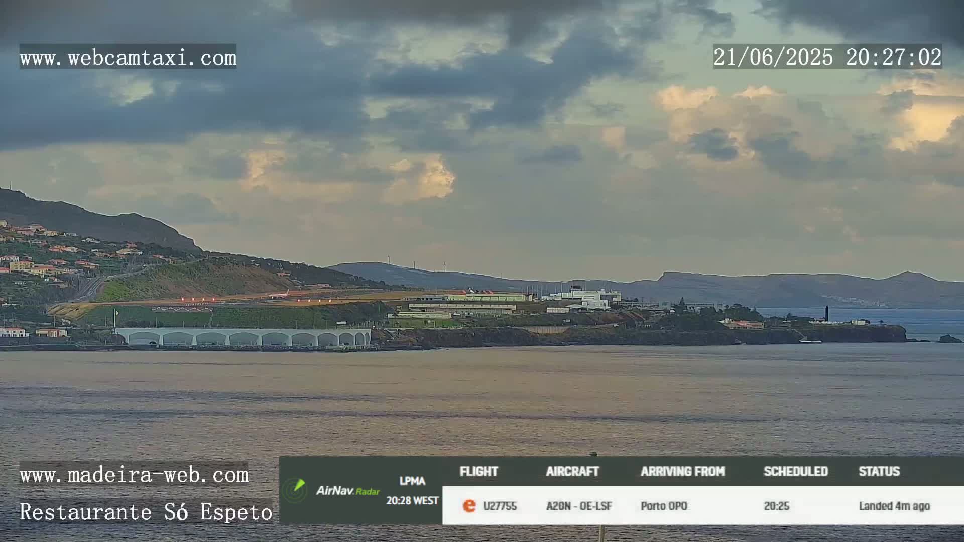 Funchal Cristiano Ronaldo Madeira  International Airport Radio & Live Cam FNC/LPMA - Santa Cruz, Madeira, Portugal