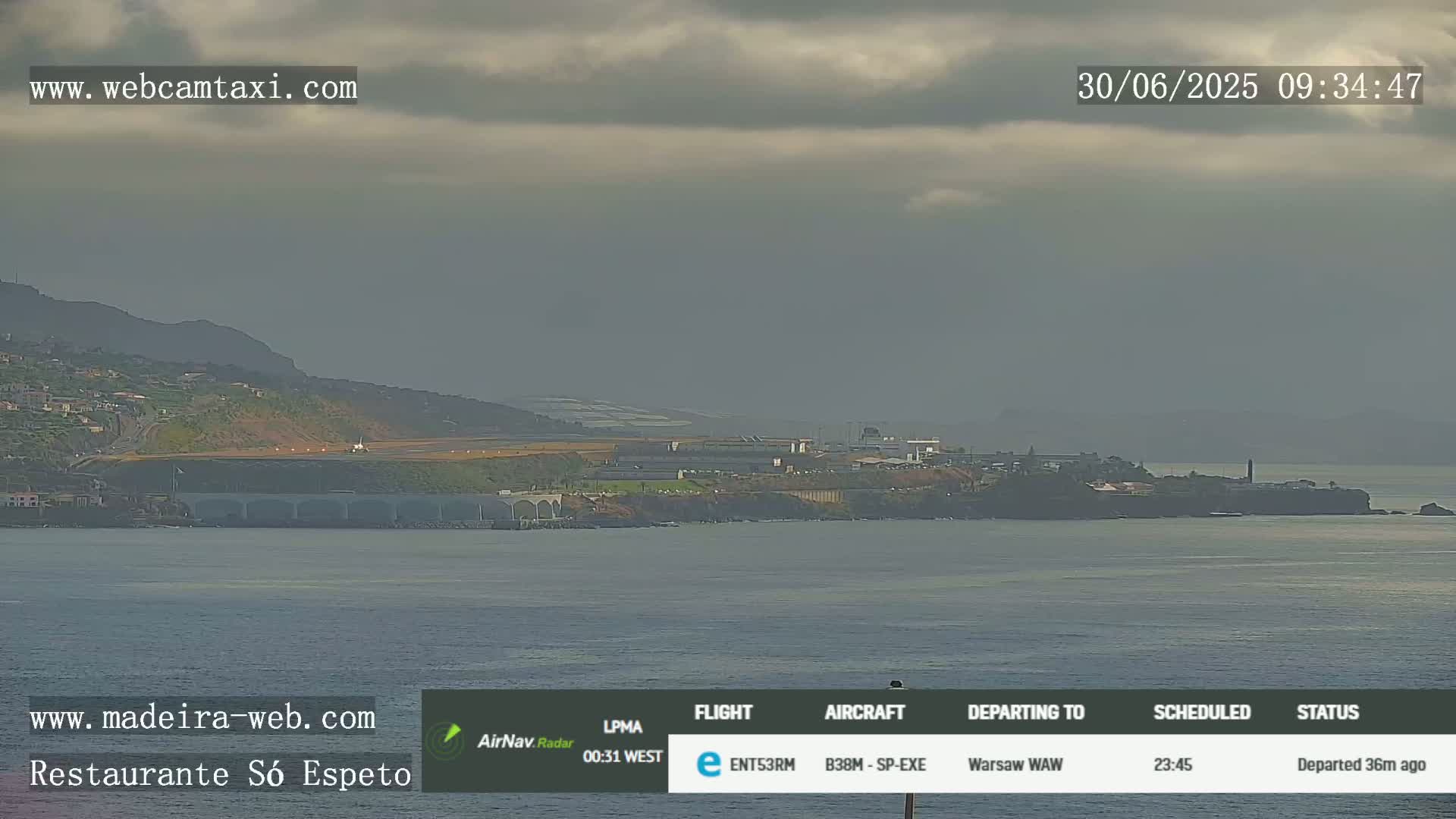 Funchal Cristiano Ronaldo Madeira  International Airport Radio & Live Cam FNC/LPMA - Santa Cruz, Madeira, Portugal
