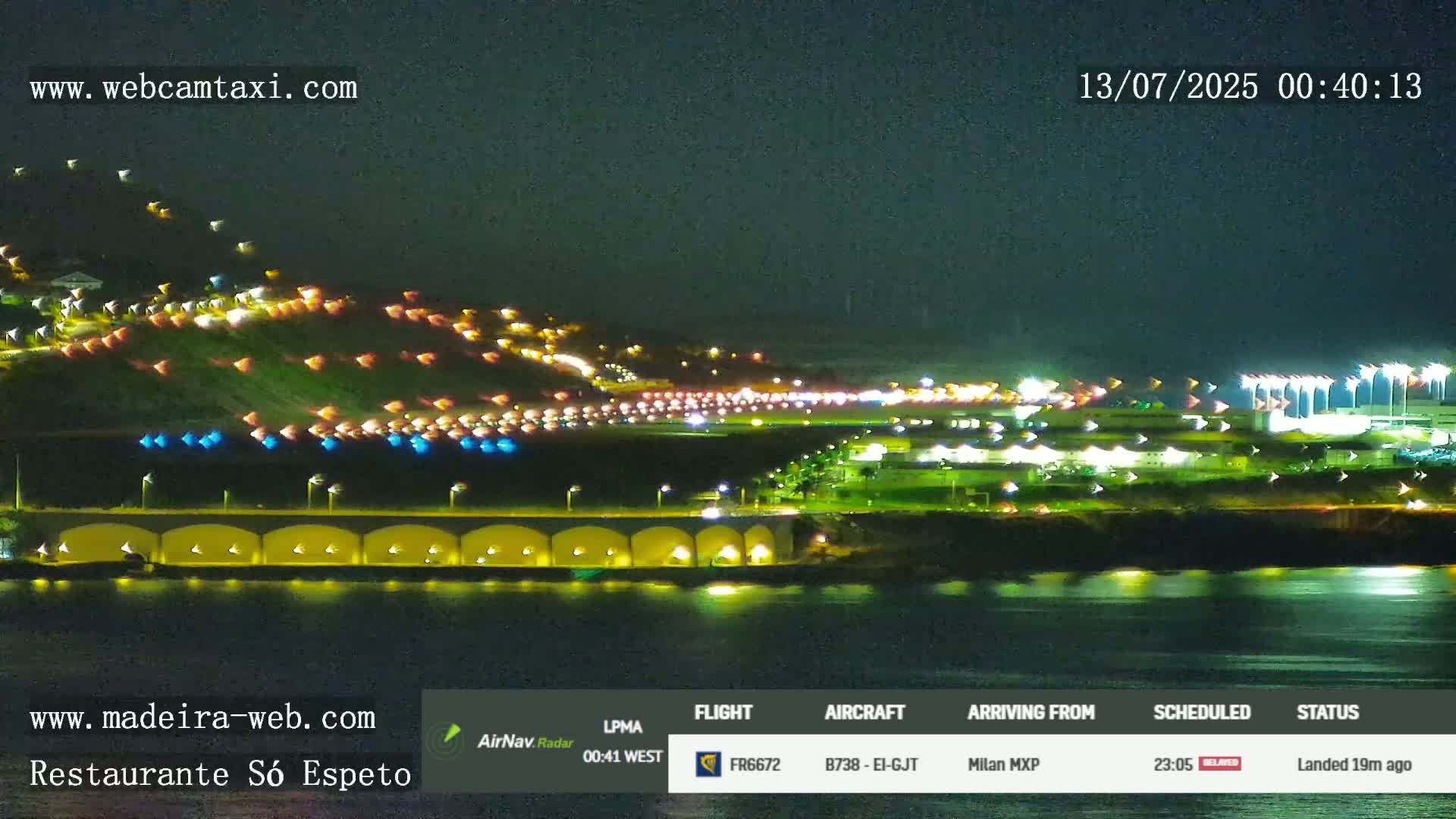 Funchal Cristiano Ronaldo Madeira  International Airport Radio & Live Cam FNC/LPMA - Santa Cruz, Madeira, Portugal