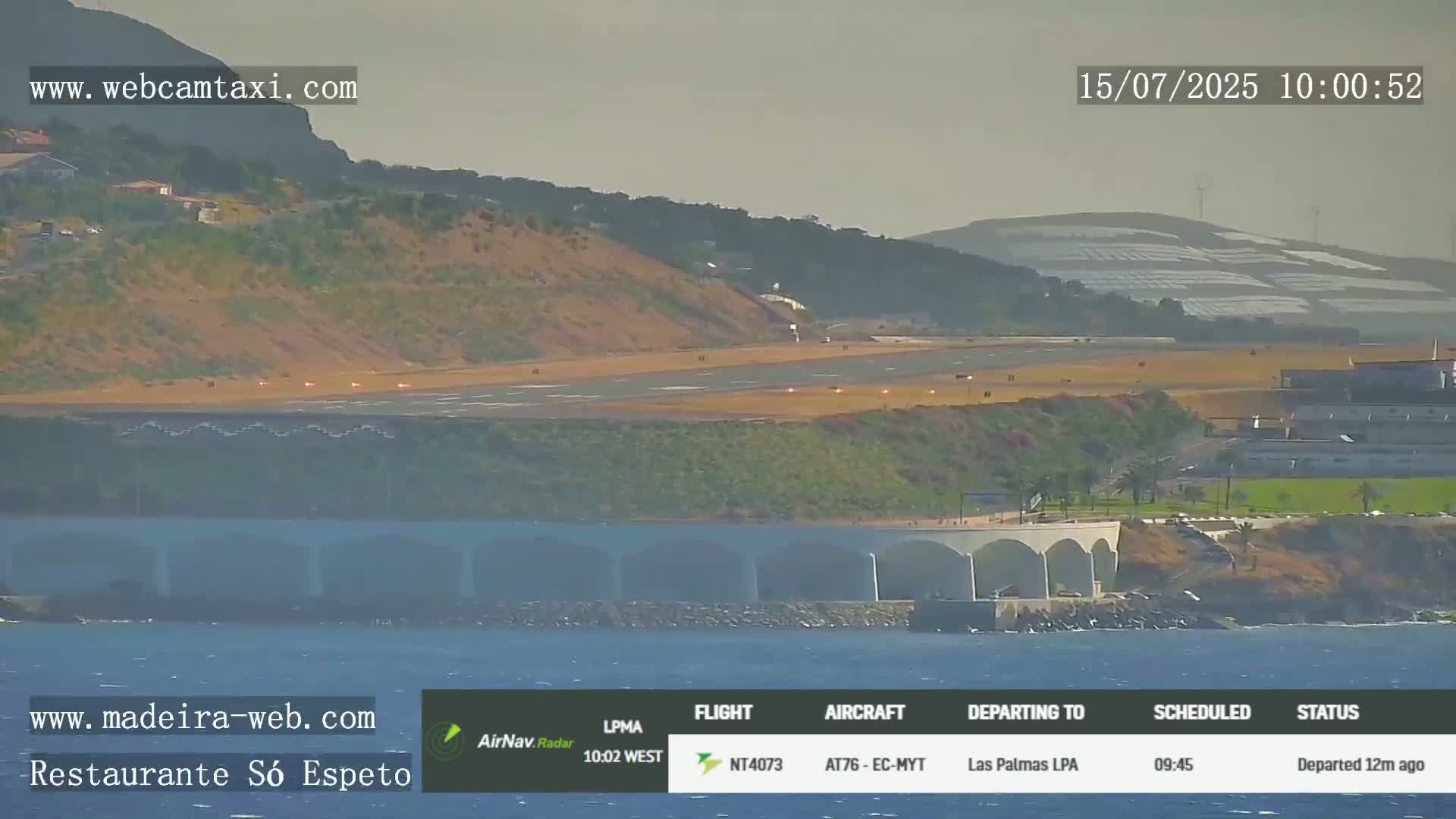 Funchal Cristiano Ronaldo Madeira  International Airport Radio & Live Cam FNC/LPMA - Santa Cruz, Madeira, Portugal