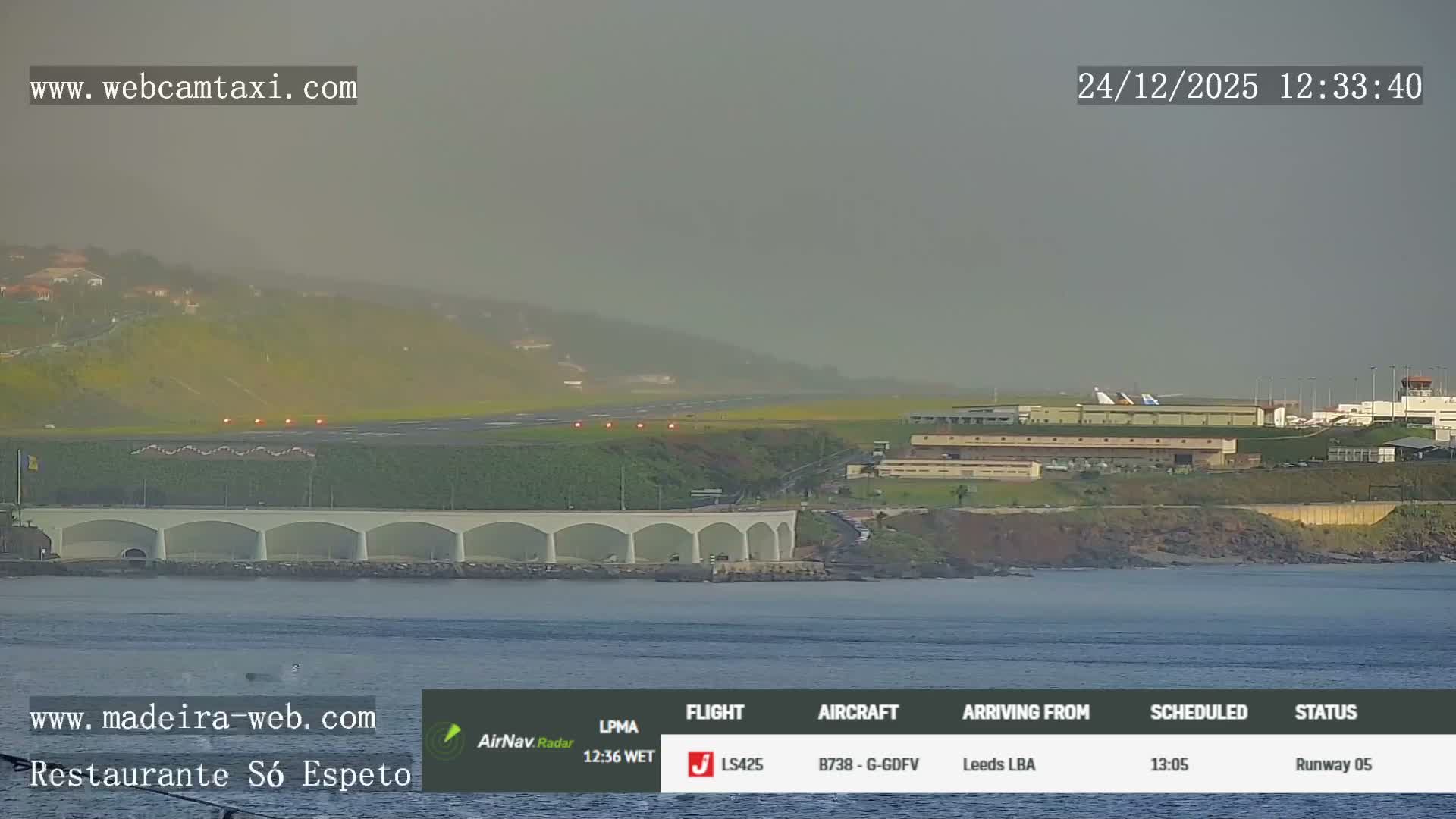 Funchal Cristiano Ronaldo Madeira  International Airport Radio & Live Cam from Gaula  FNC/LPMA - Gaula, Madeira, Portugal