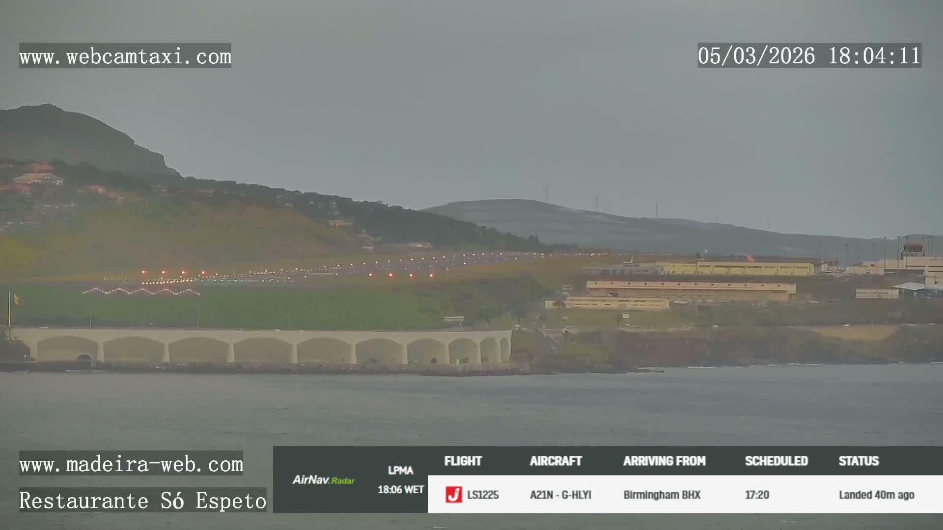 Funchal Cristiano Ronaldo Madeira  International Airport Radio & Live Cam from Gaula  FNC/LPMA - Gaula, Madeira, Portugal