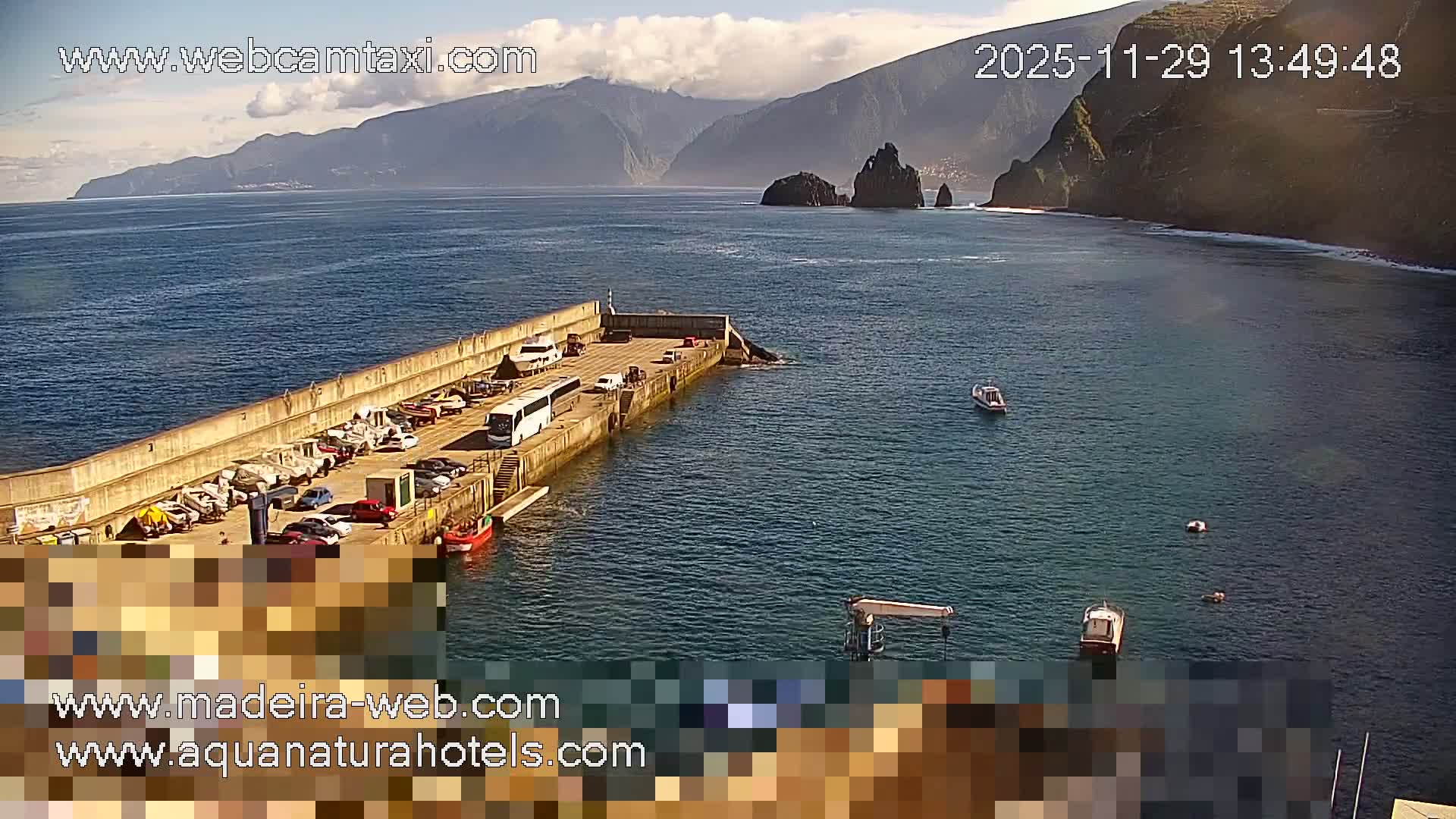 Porto Moniz & Sexial City  PTZ Live Cam - Porto Moniz, Madeira, Portugal