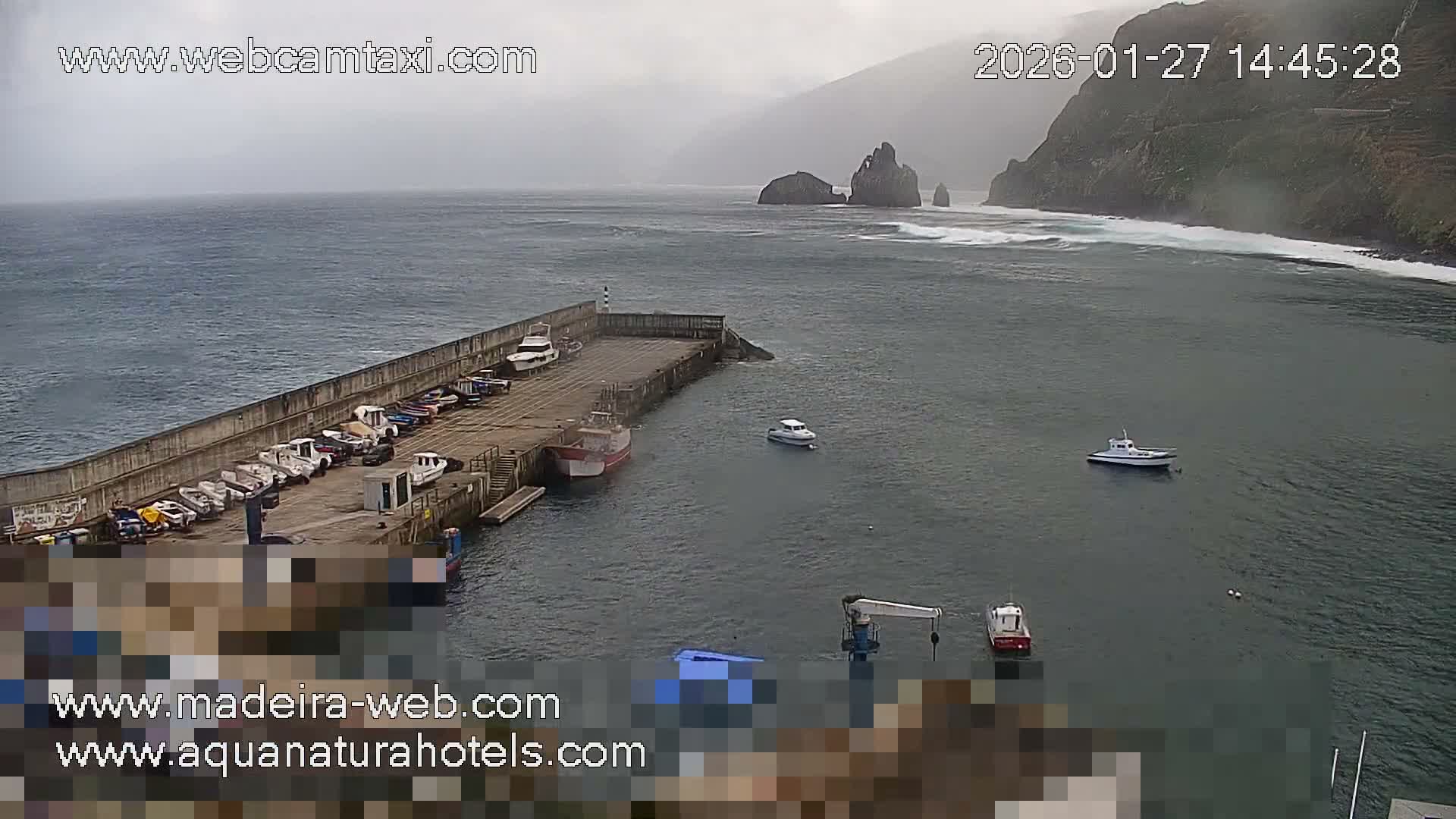 Porto Moniz & Sexial City  PTZ Live Cam - Porto Moniz, Madeira, Portugal