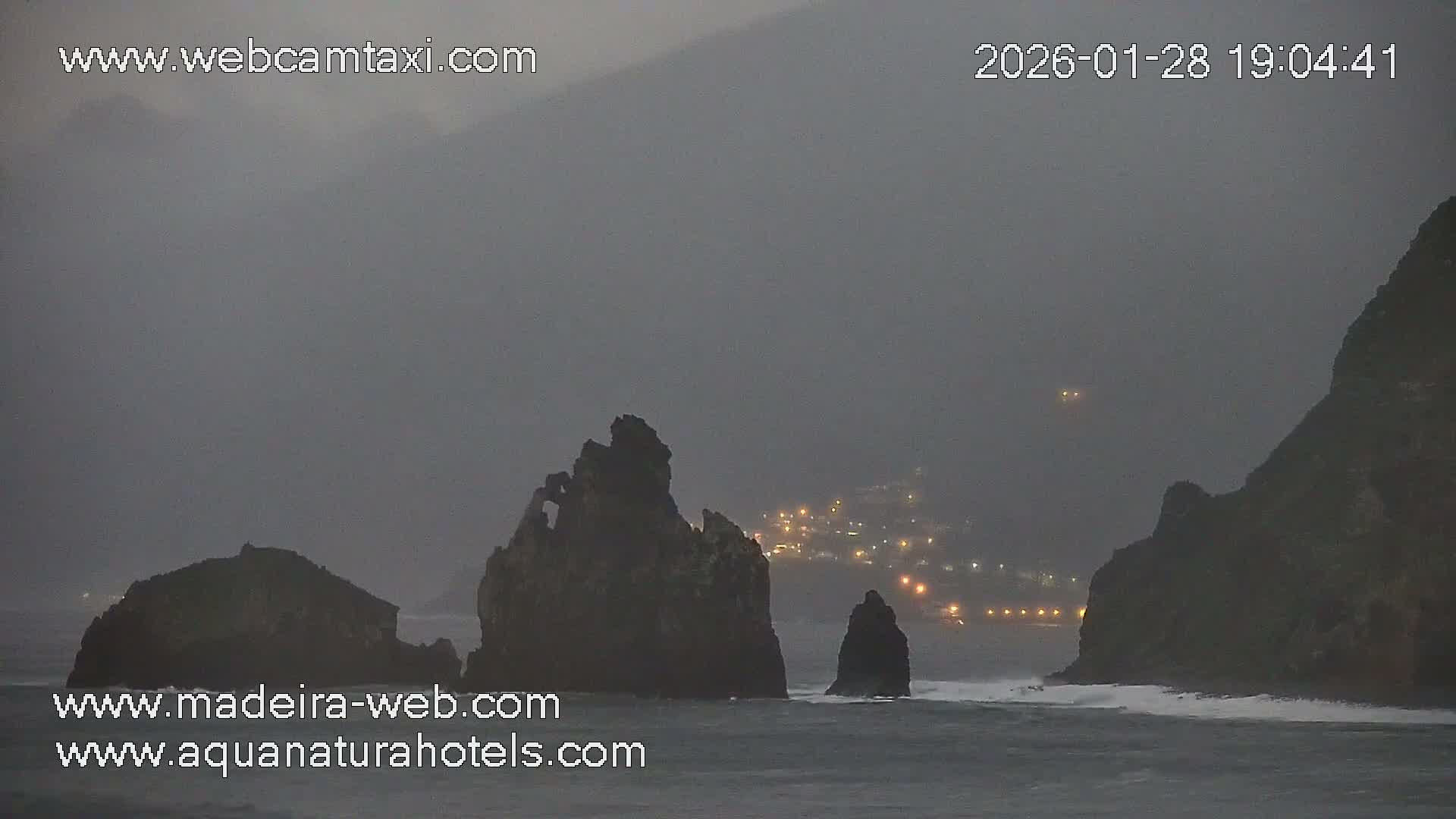 Porto Moniz & Sexial City  PTZ Live Cam - Porto Moniz, Madeira, Portugal
