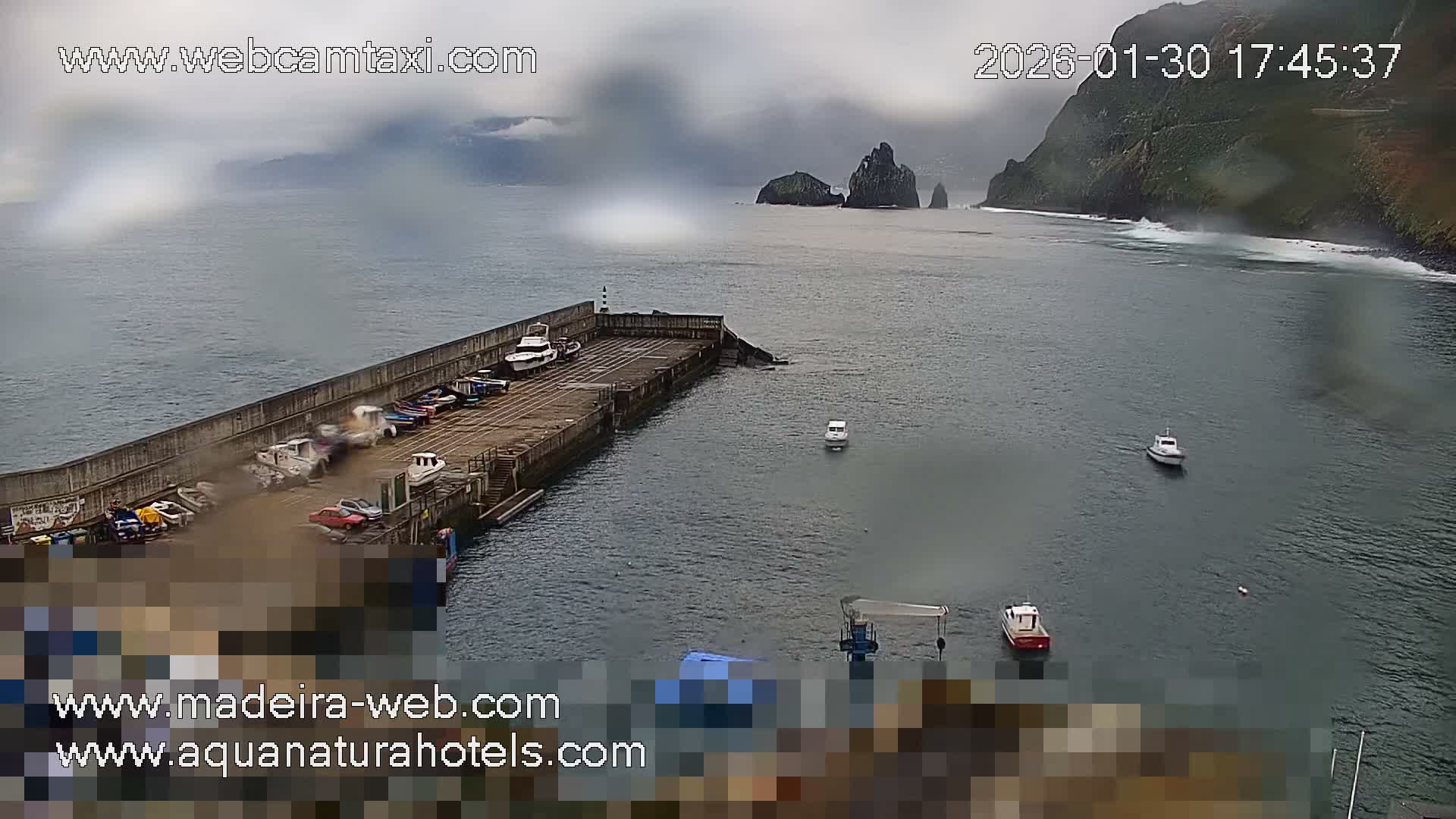 Porto Moniz & Sexial City  PTZ Live Cam - Porto Moniz, Madeira, Portugal
