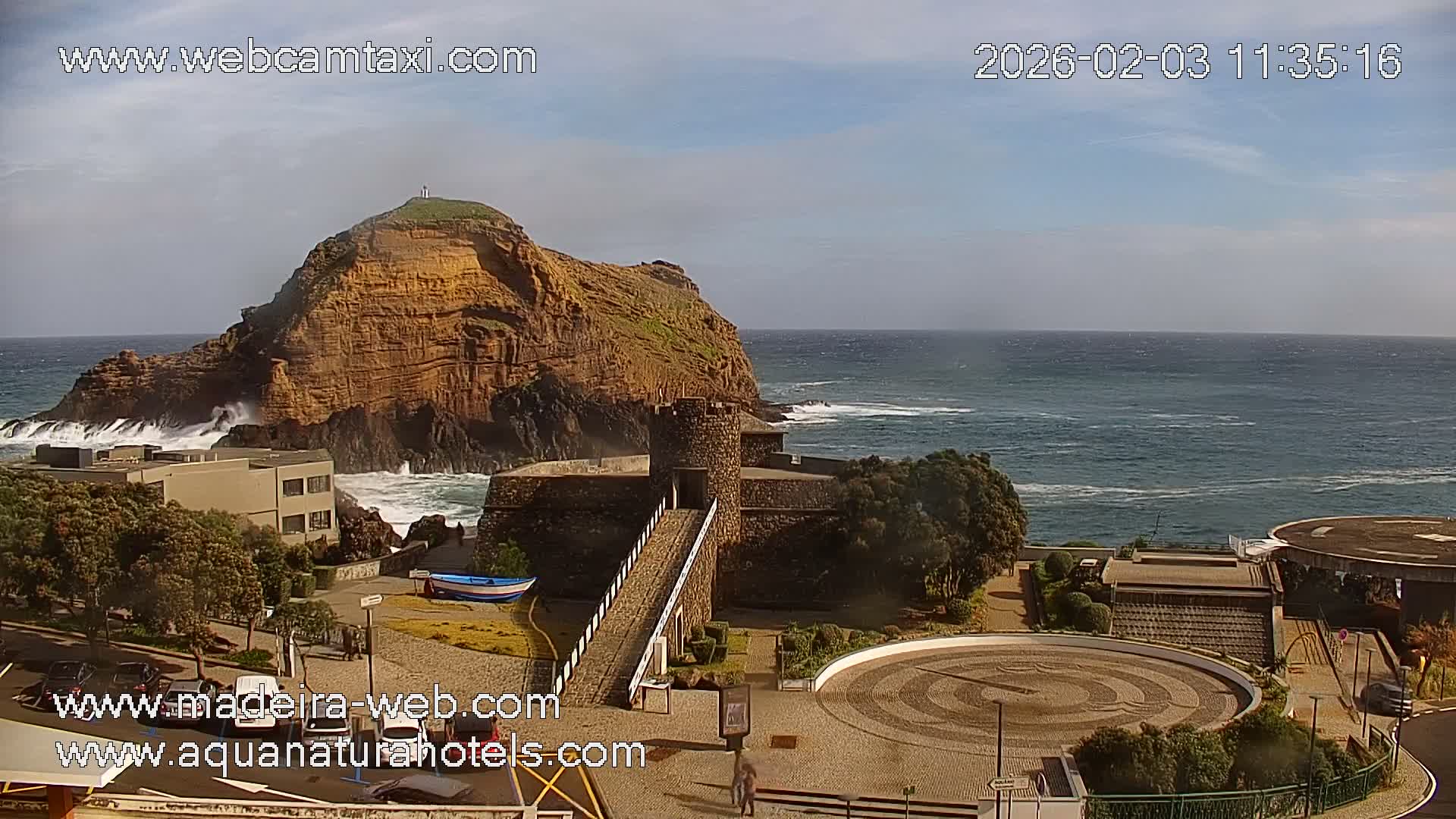 Porto Moniz & Sexial City  PTZ Live Cam - Porto Moniz, Madeira, Portugal