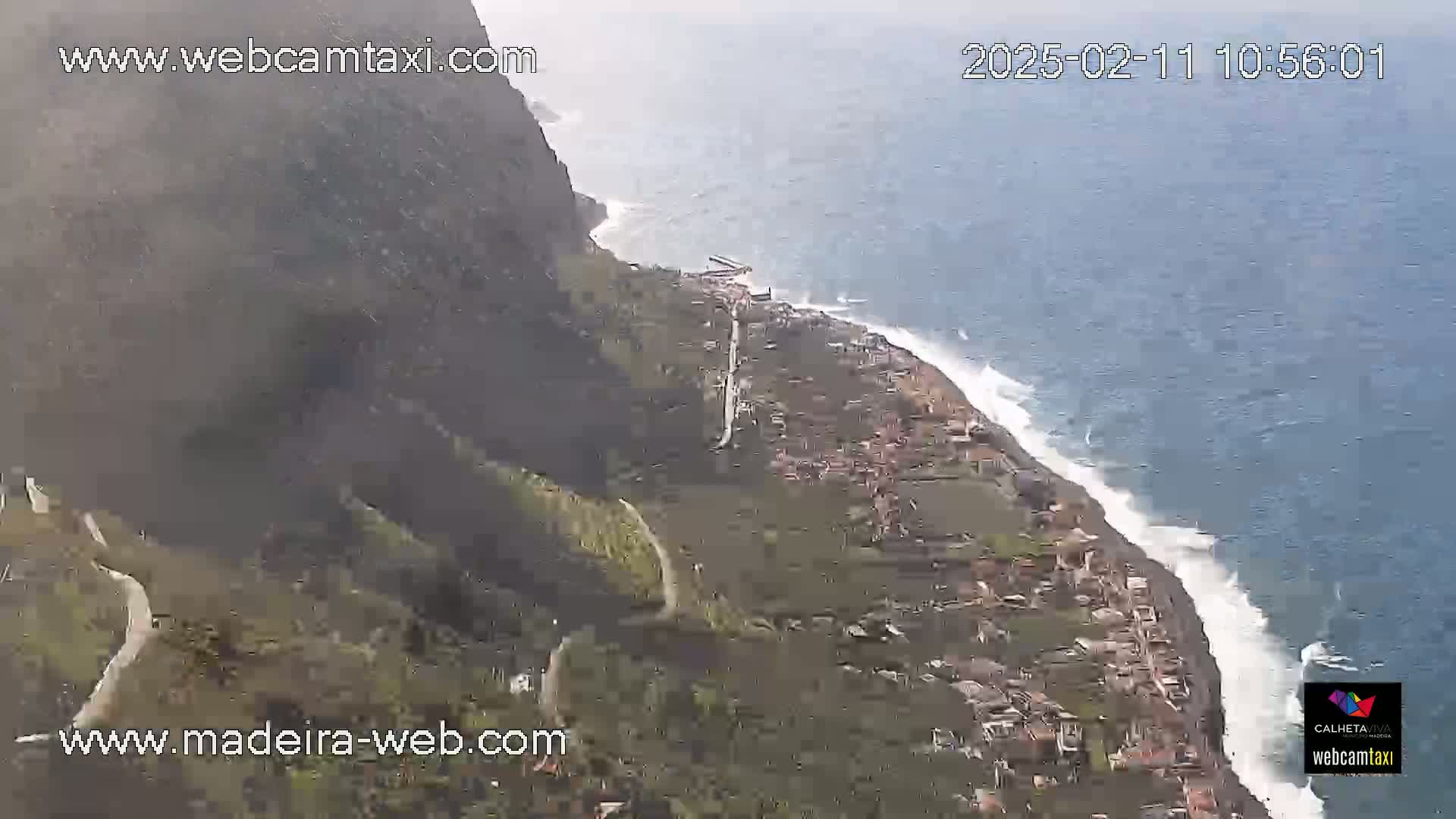 Paul do Mar Village from Faja da Ovelha Live Cam - Calheta, Madeira, Portugal