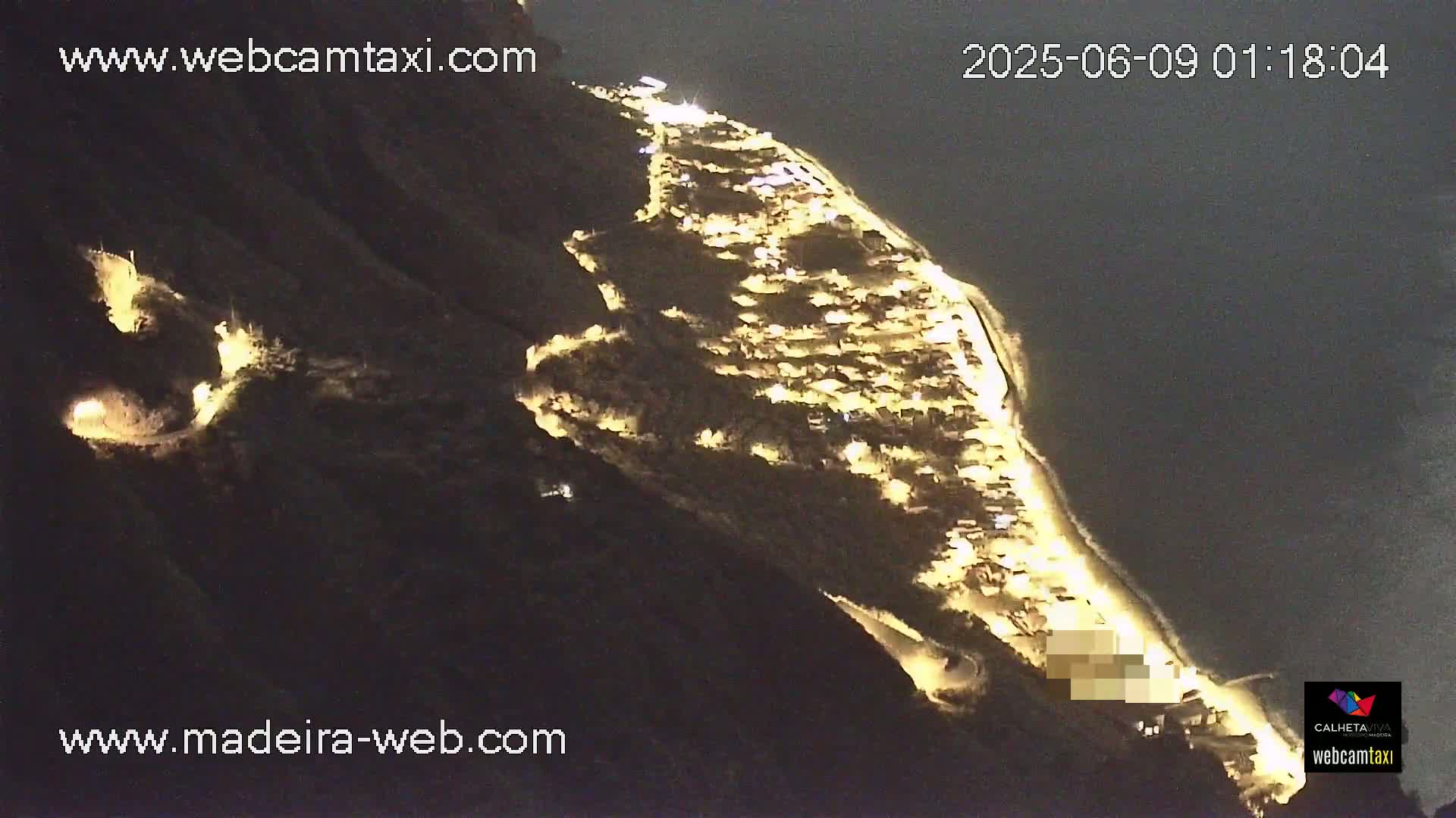 Paul do Mar Village from Faja da Ovelha Live Cam - Calheta, Madeira, Portugal
