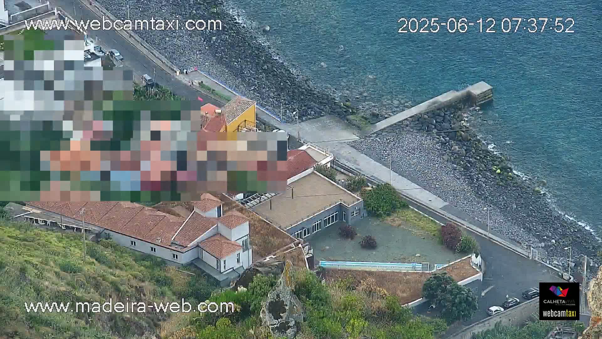Paul do Mar Village from Faja da Ovelha Live Cam - Calheta, Madeira, Portugal