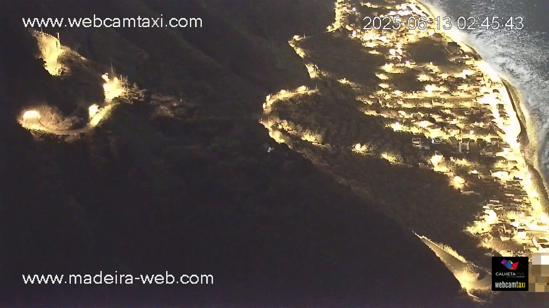 Paul do Mar Village from Faja da Ovelha Live Cam - Calheta, Madeira, Portugal
