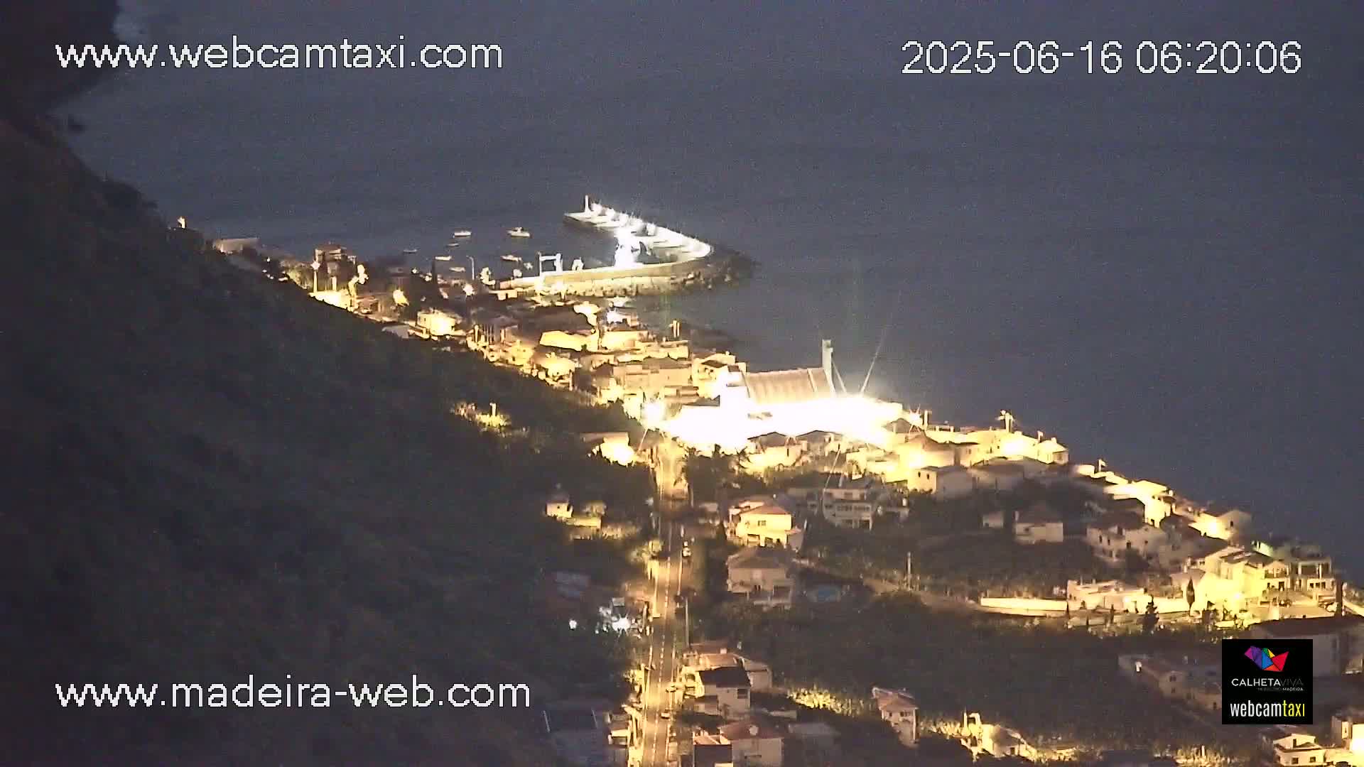 Paul do Mar Village from Faja da Ovelha Live Cam - Calheta, Madeira, Portugal