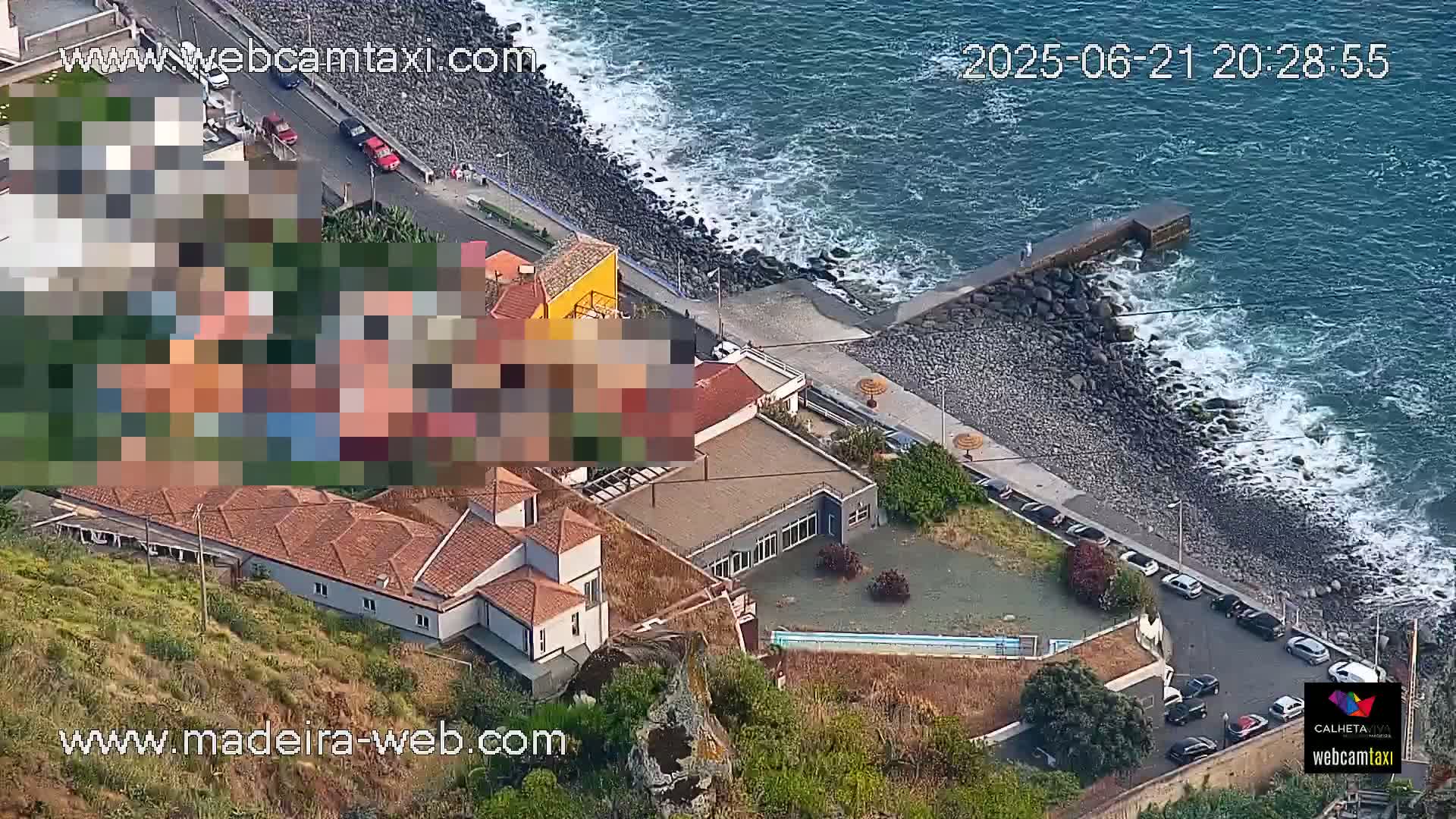 Paul do Mar Village from Faja da Ovelha Live Cam - Calheta, Madeira, Portugal
