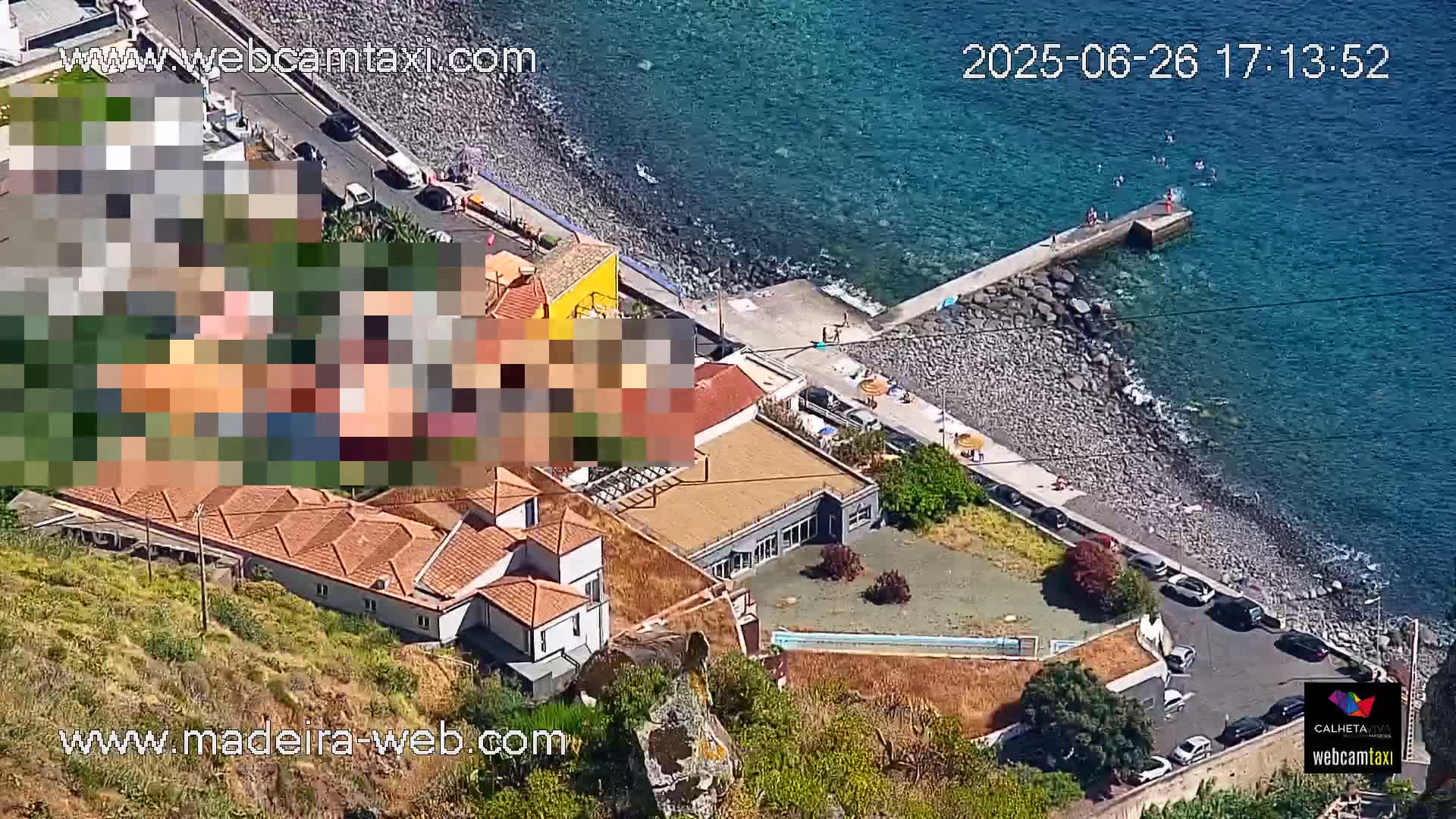 Paul do Mar Village from Faja da Ovelha Live Cam - Calheta, Madeira, Portugal