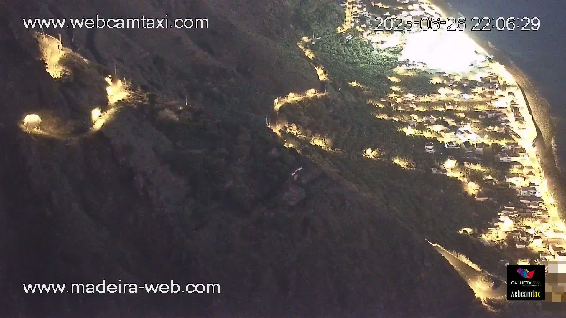 Paul do Mar Village from Faja da Ovelha Live Cam - Calheta, Madeira, Portugal