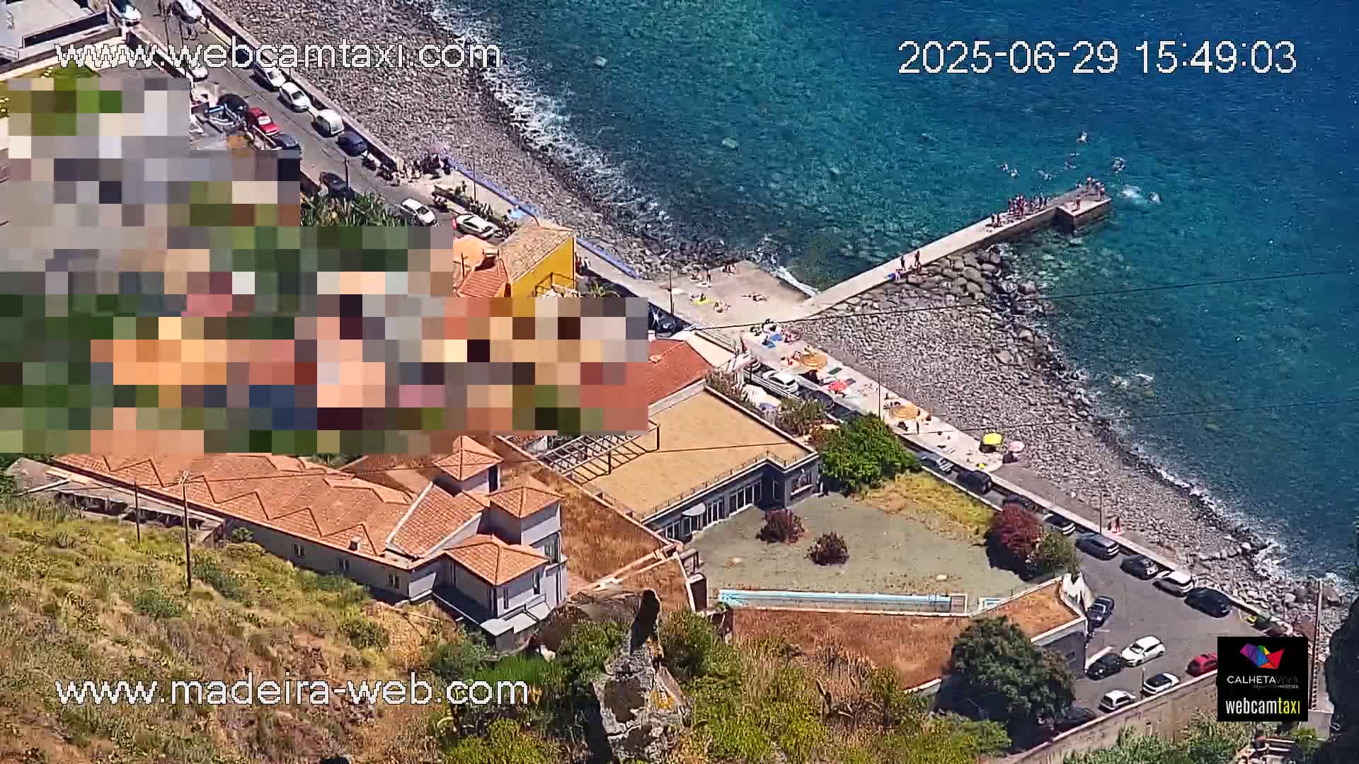 Paul do Mar Village from Faja da Ovelha Live Cam - Calheta, Madeira, Portugal