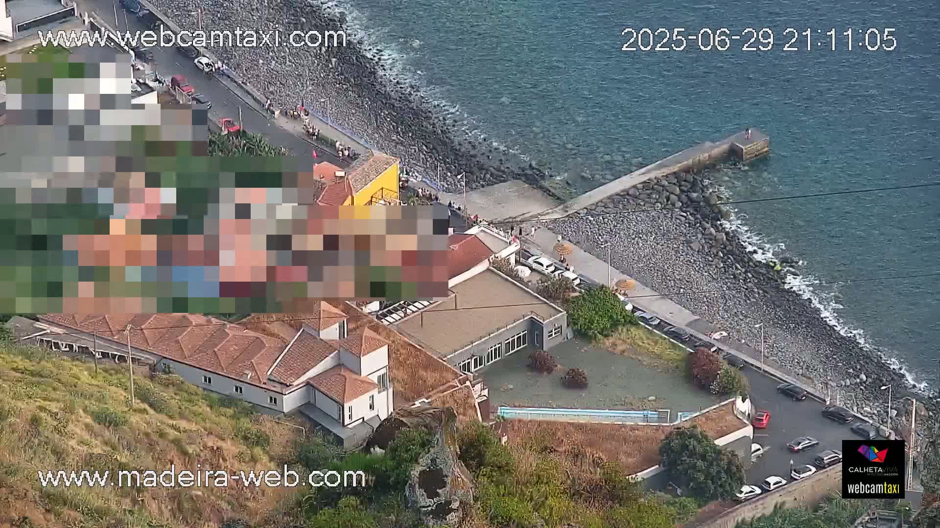 Paul do Mar Village from Faja da Ovelha Live Cam - Calheta, Madeira, Portugal