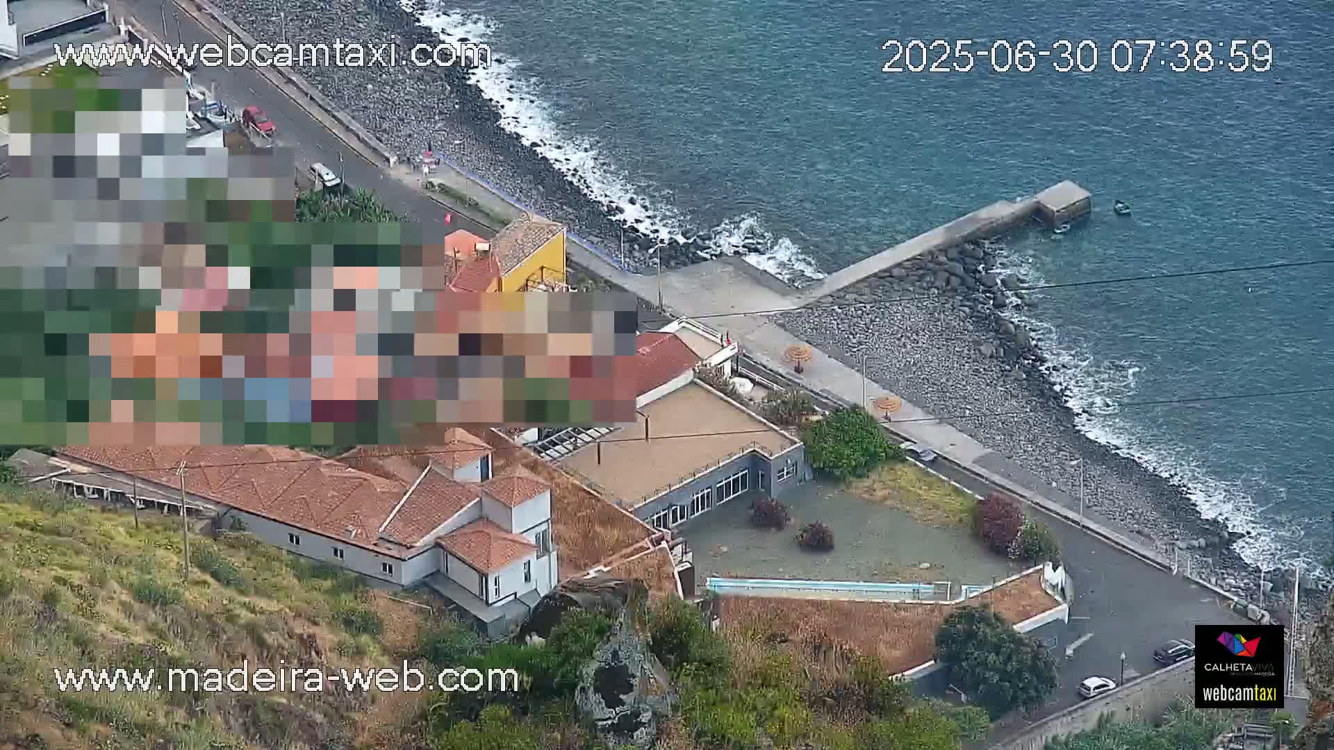 Paul do Mar Village from Faja da Ovelha Live Cam - Calheta, Madeira, Portugal