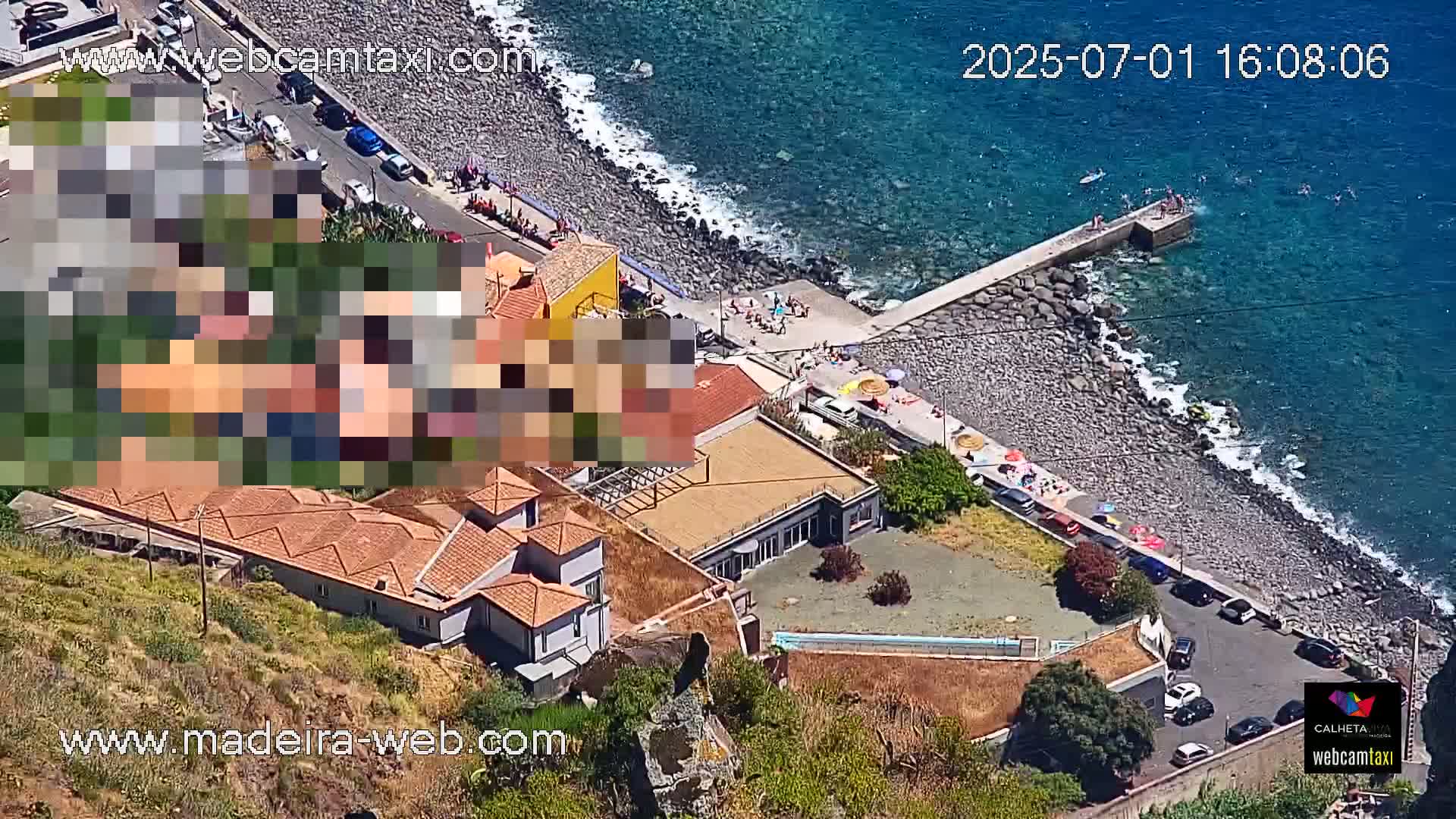 Paul do Mar Village from Faja da Ovelha Live Cam - Calheta, Madeira, Portugal