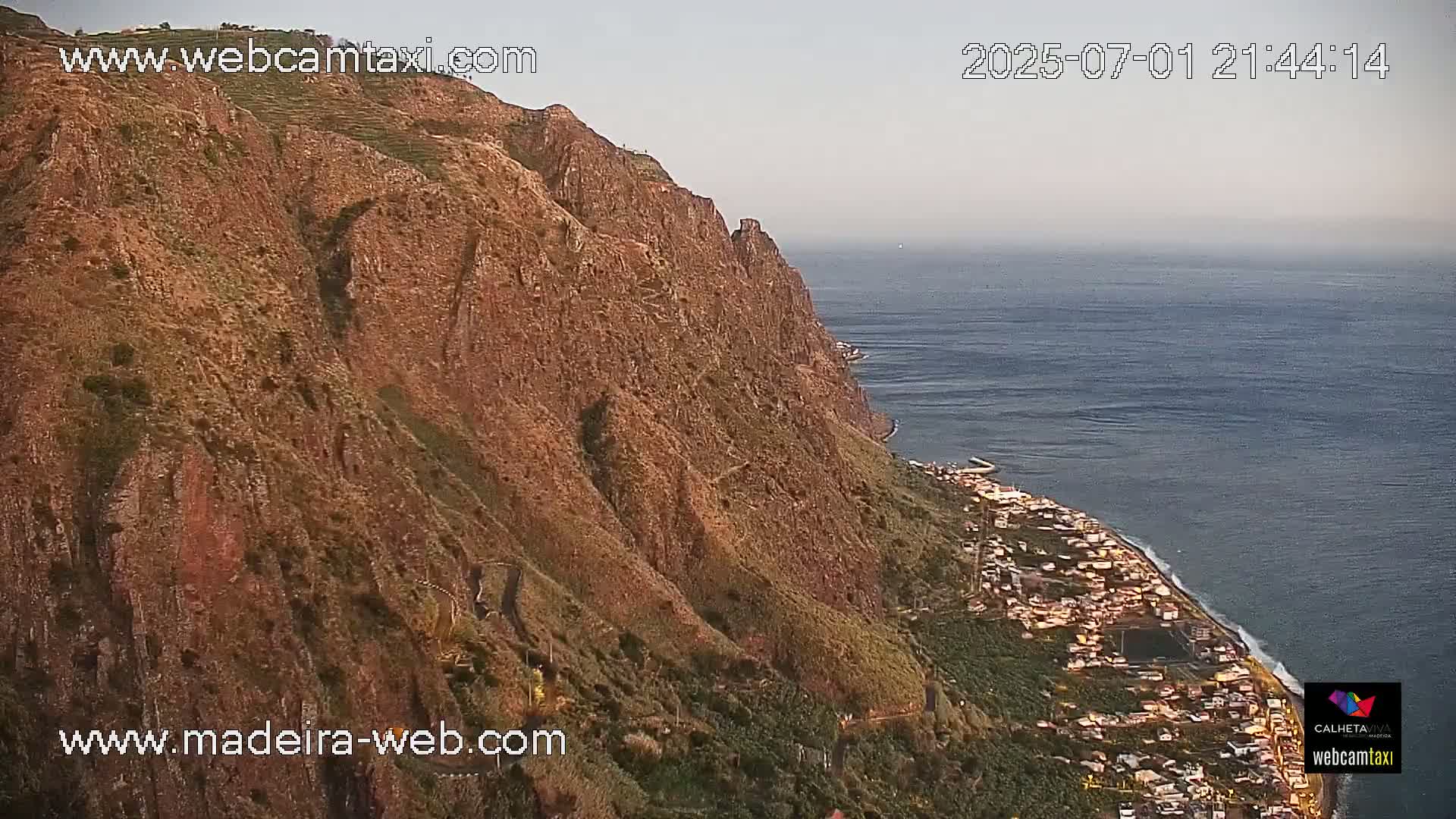 Paul do Mar Village from Faja da Ovelha Live Cam - Calheta, Madeira, Portugal