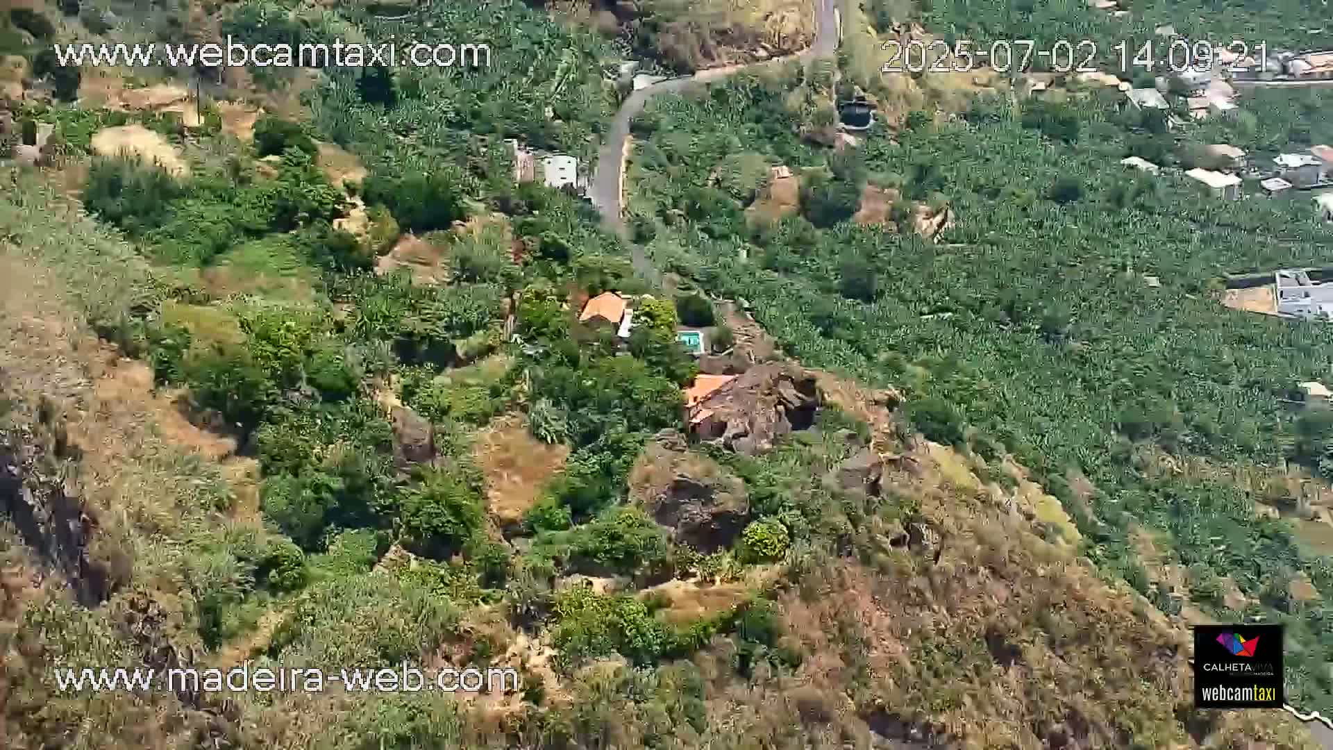 Paul do Mar Village from Faja da Ovelha Live Cam - Calheta, Madeira, Portugal
