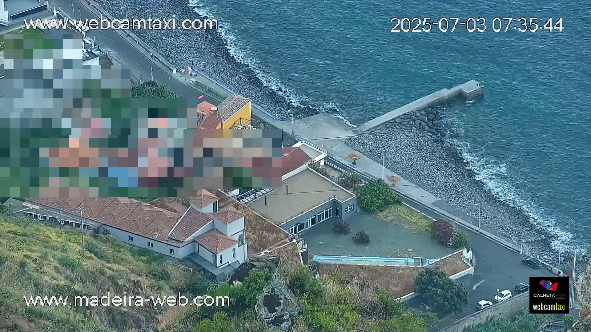 Paul do Mar Village from Faja da Ovelha Live Cam - Calheta, Madeira, Portugal