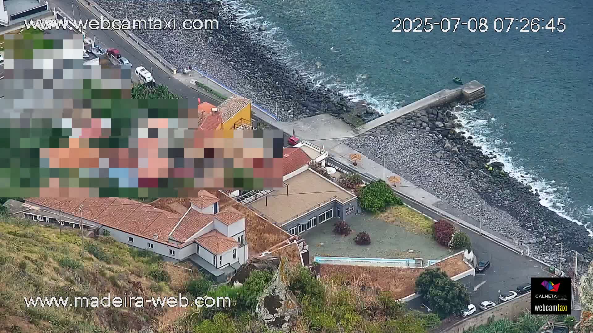 Paul do Mar Village from Faja da Ovelha Live Cam - Calheta, Madeira, Portugal