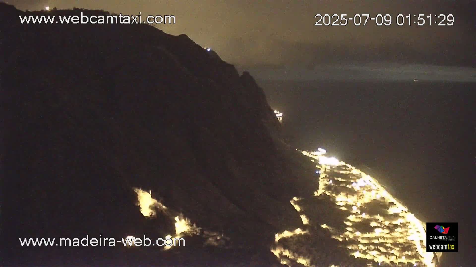 Paul do Mar Village from Faja da Ovelha Live Cam - Calheta, Madeira, Portugal