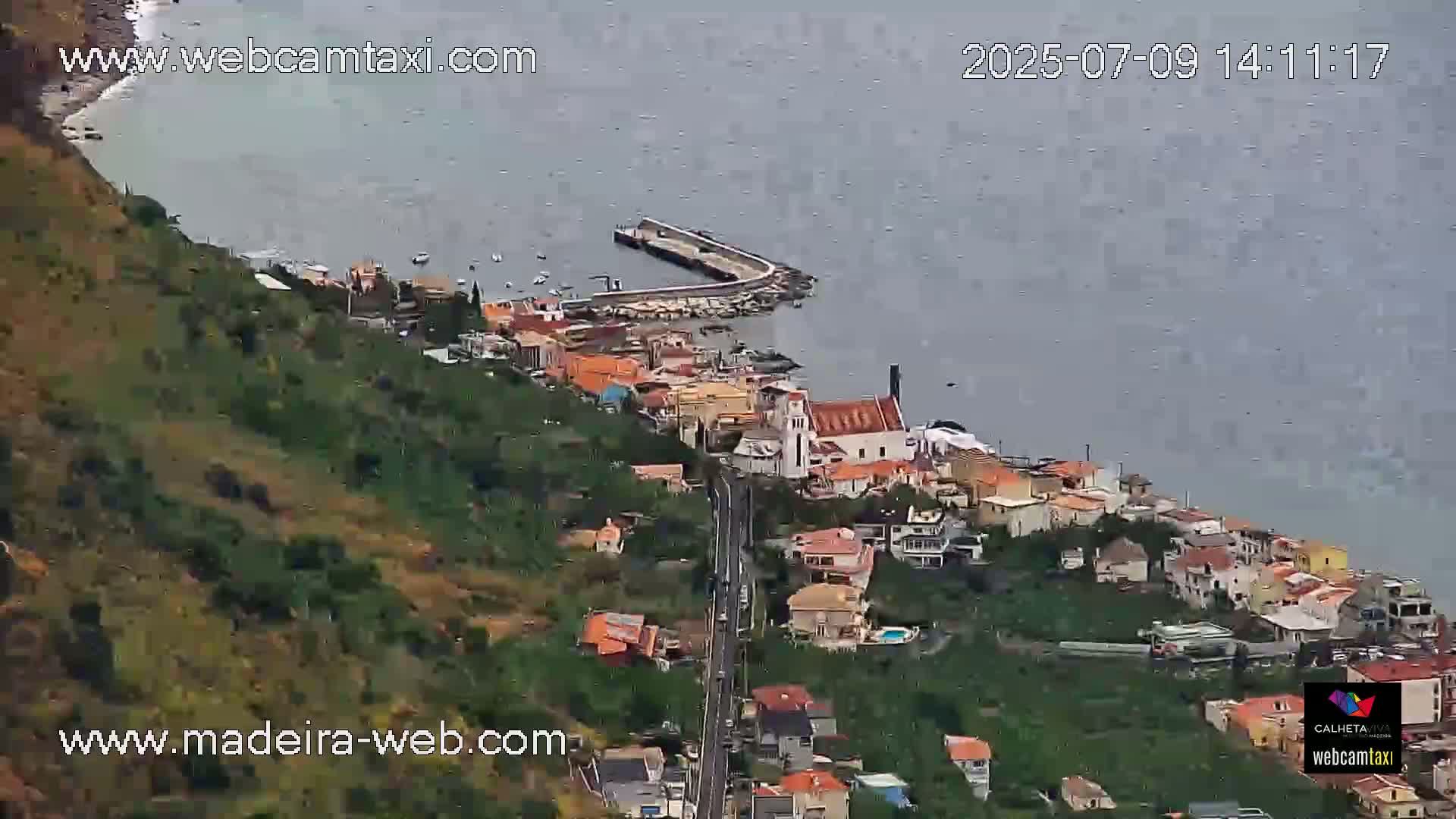 Paul do Mar Village from Faja da Ovelha Live Cam - Calheta, Madeira, Portugal