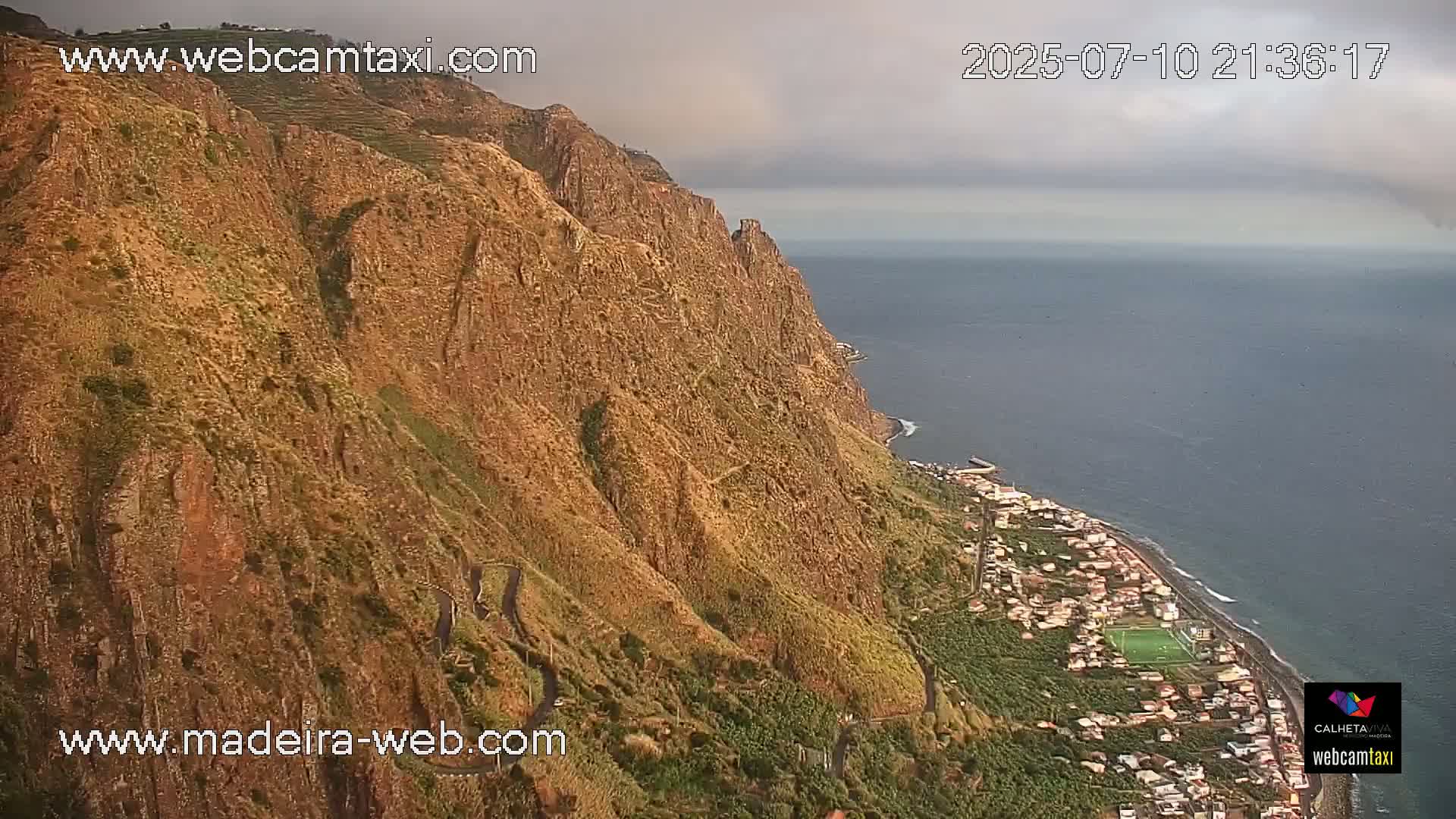 Paul do Mar Village from Faja da Ovelha Live Cam - Calheta, Madeira, Portugal