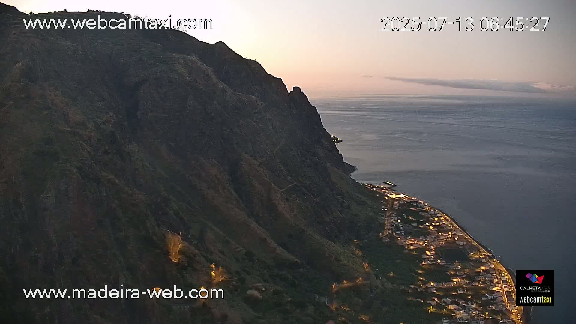 Paul do Mar Village from Faja da Ovelha Live Cam - Calheta, Madeira, Portugal