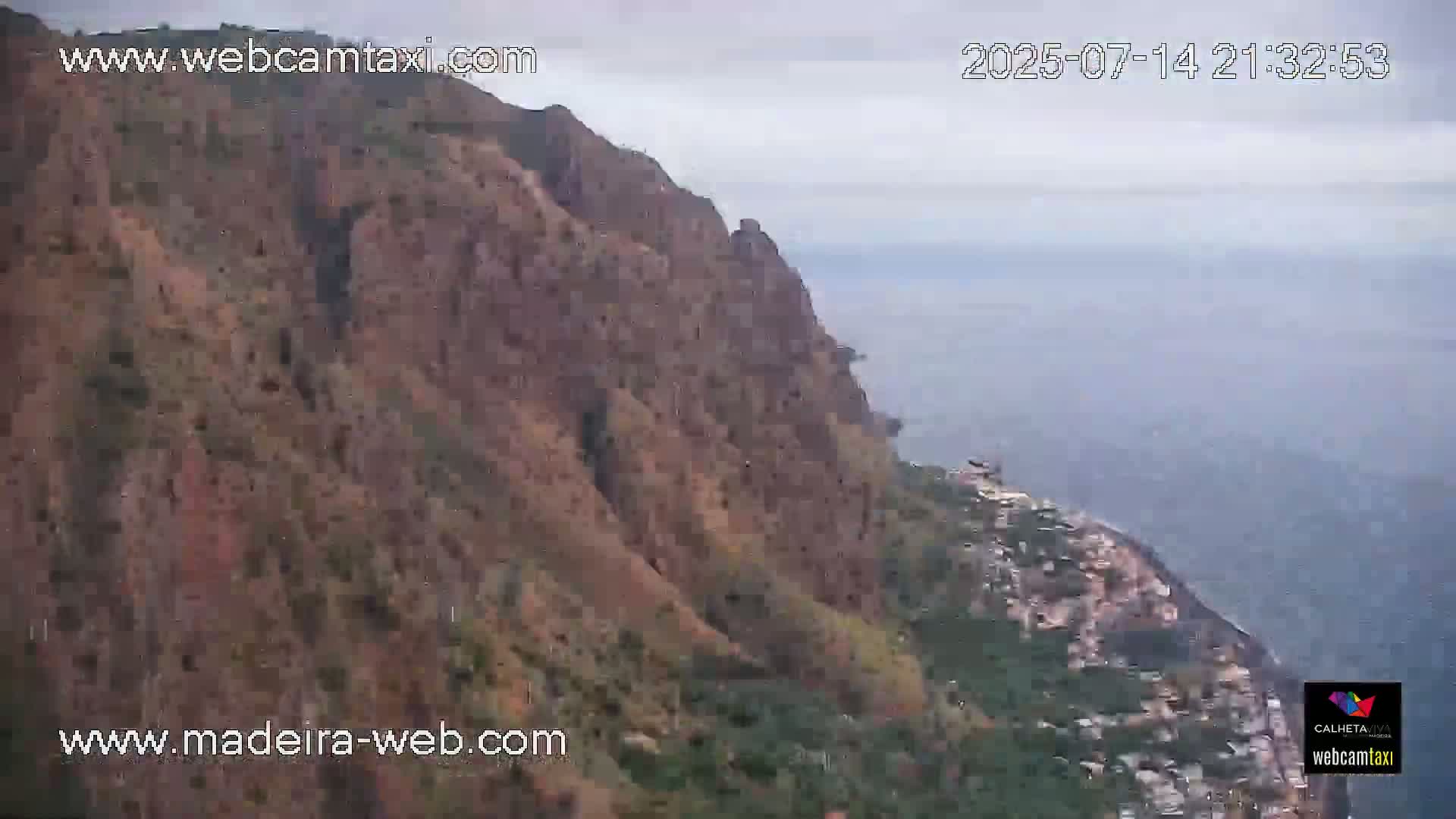 Paul do Mar Village from Faja da Ovelha Live Cam - Calheta, Madeira, Portugal