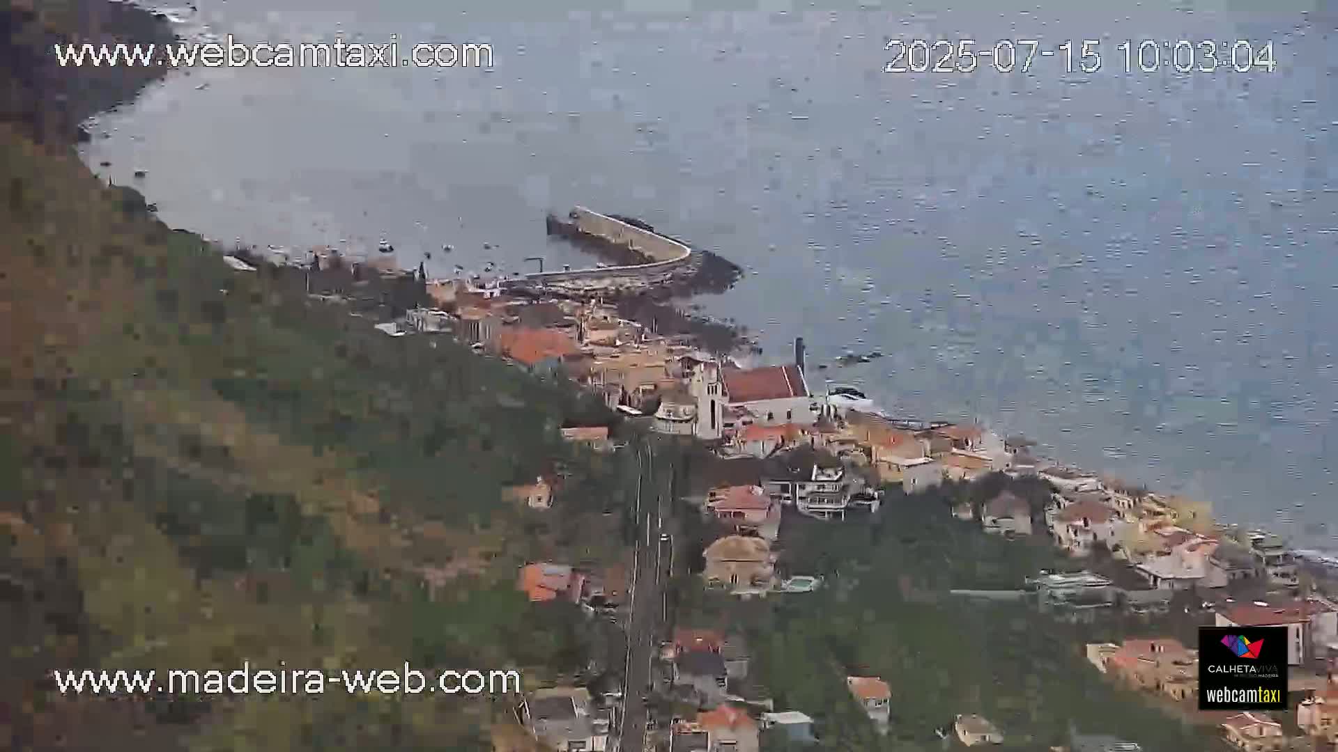 Paul do Mar Village from Faja da Ovelha Live Cam - Calheta, Madeira, Portugal