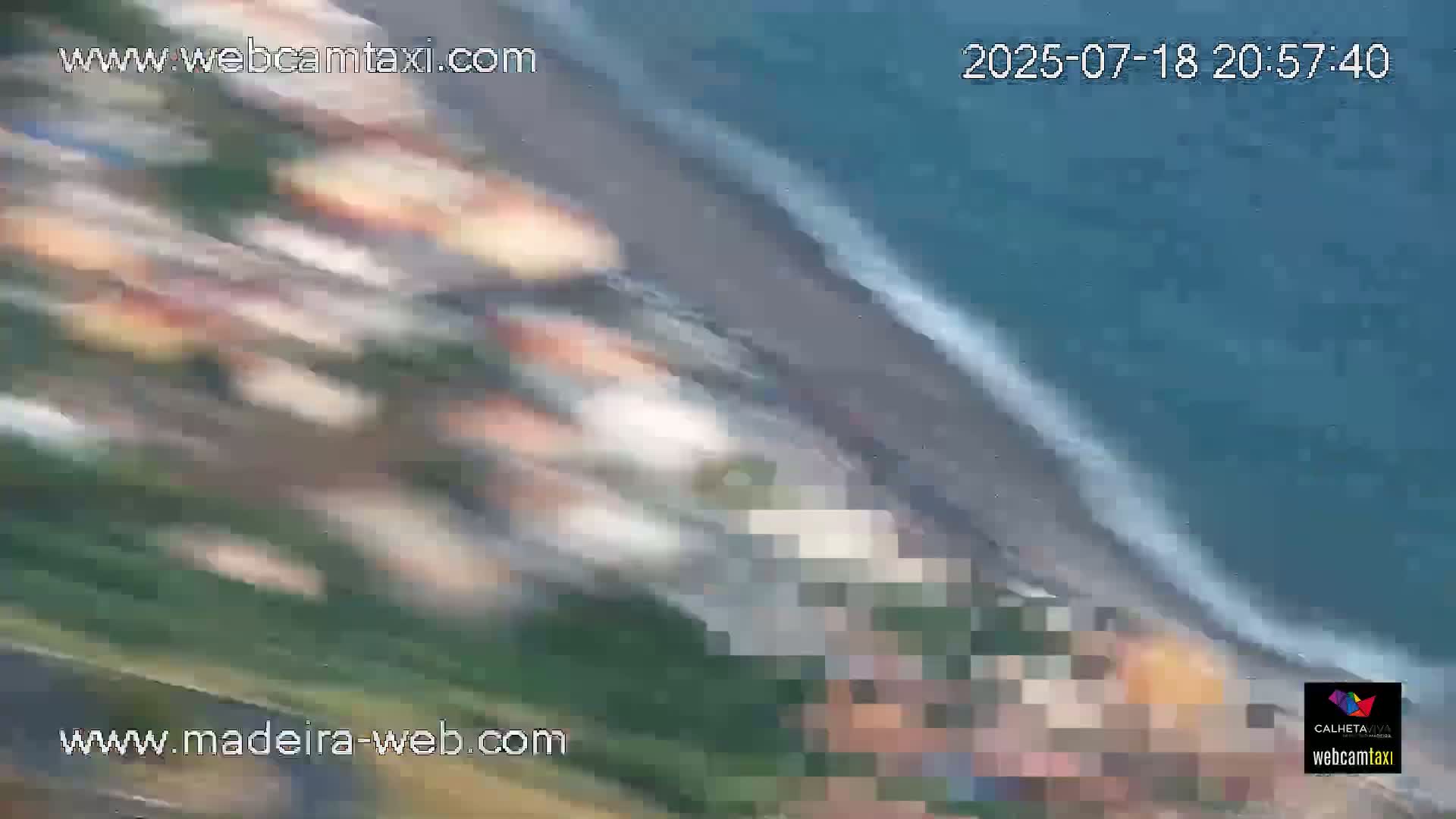 Paul do Mar Village from Faja da Ovelha Live Cam - Calheta, Madeira, Portugal