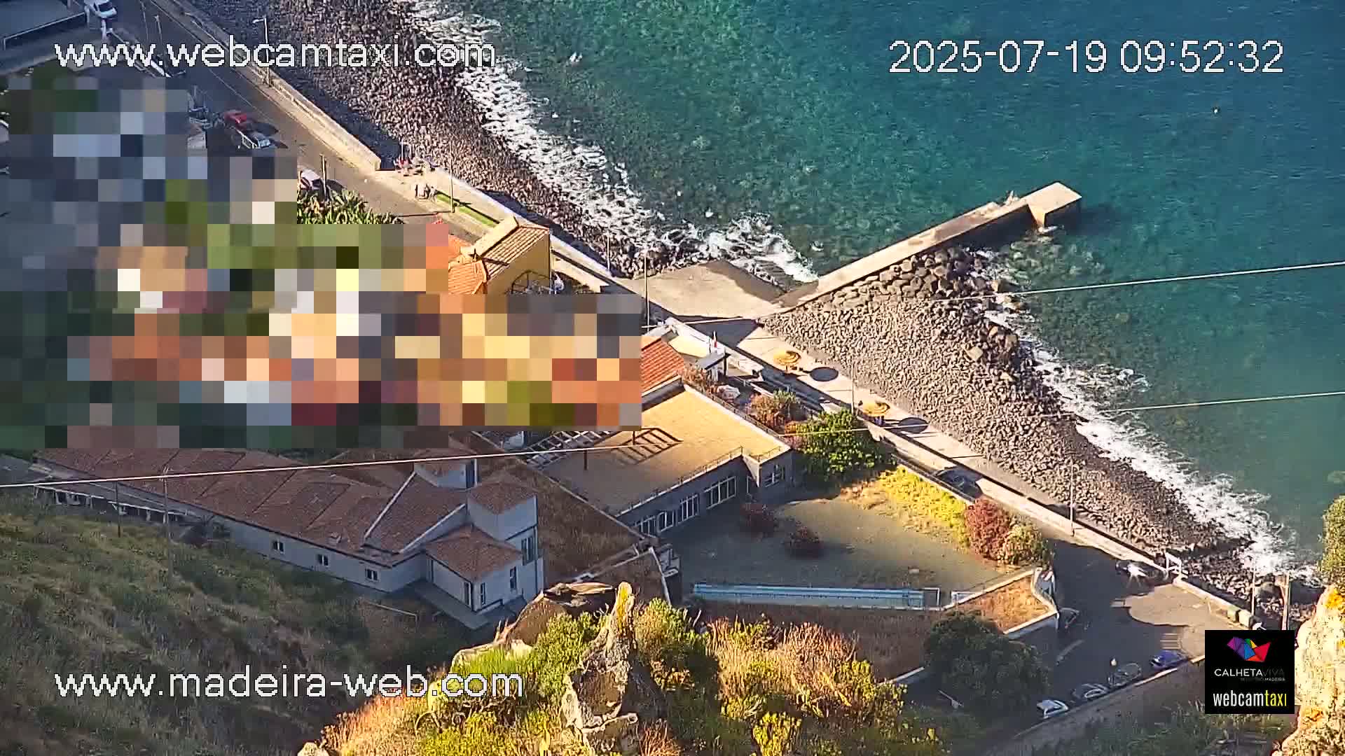 Paul do Mar Village from Faja da Ovelha Live Cam - Calheta, Madeira, Portugal