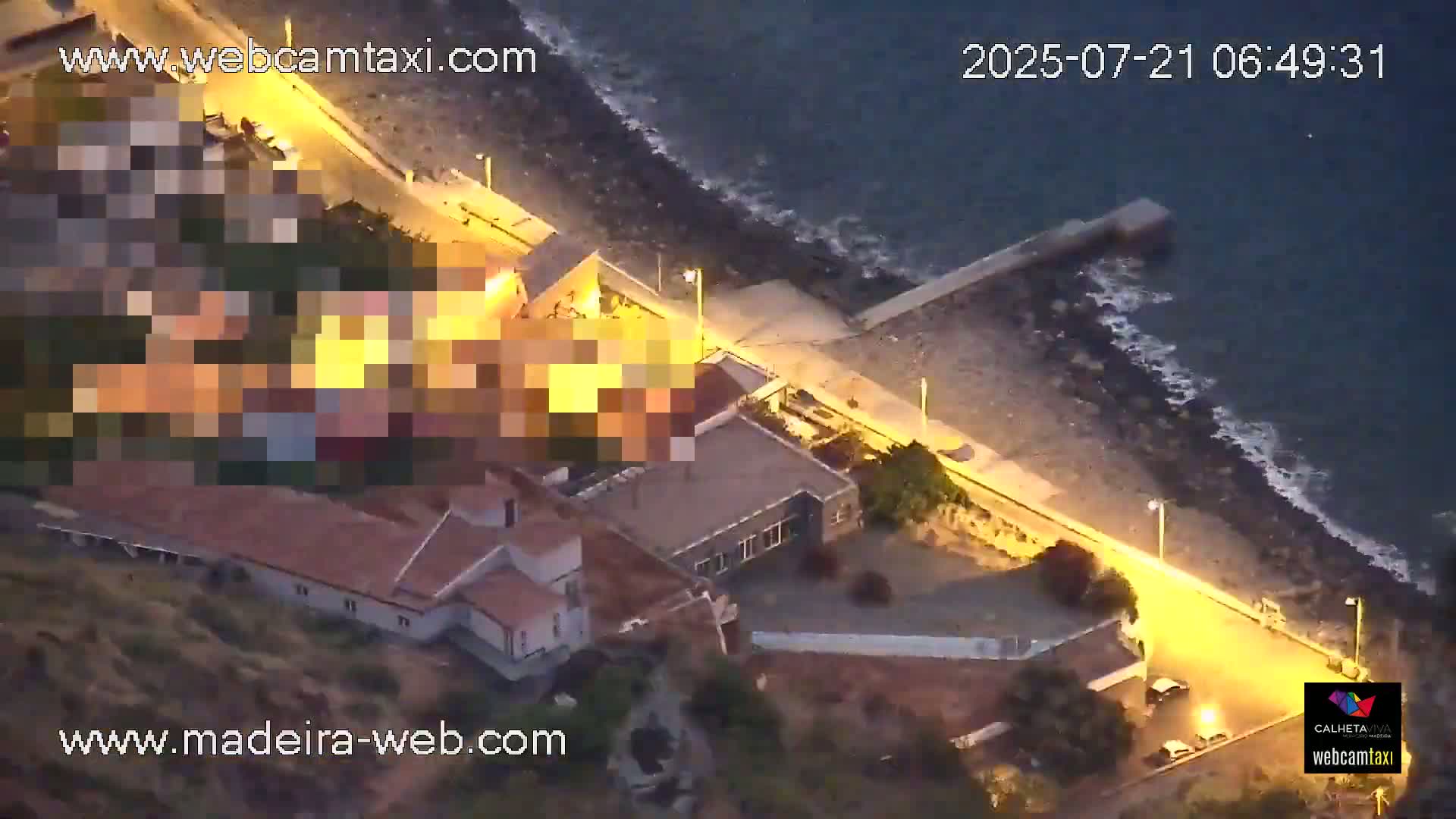 Paul do Mar Village from Faja da Ovelha Live Cam - Calheta, Madeira, Portugal