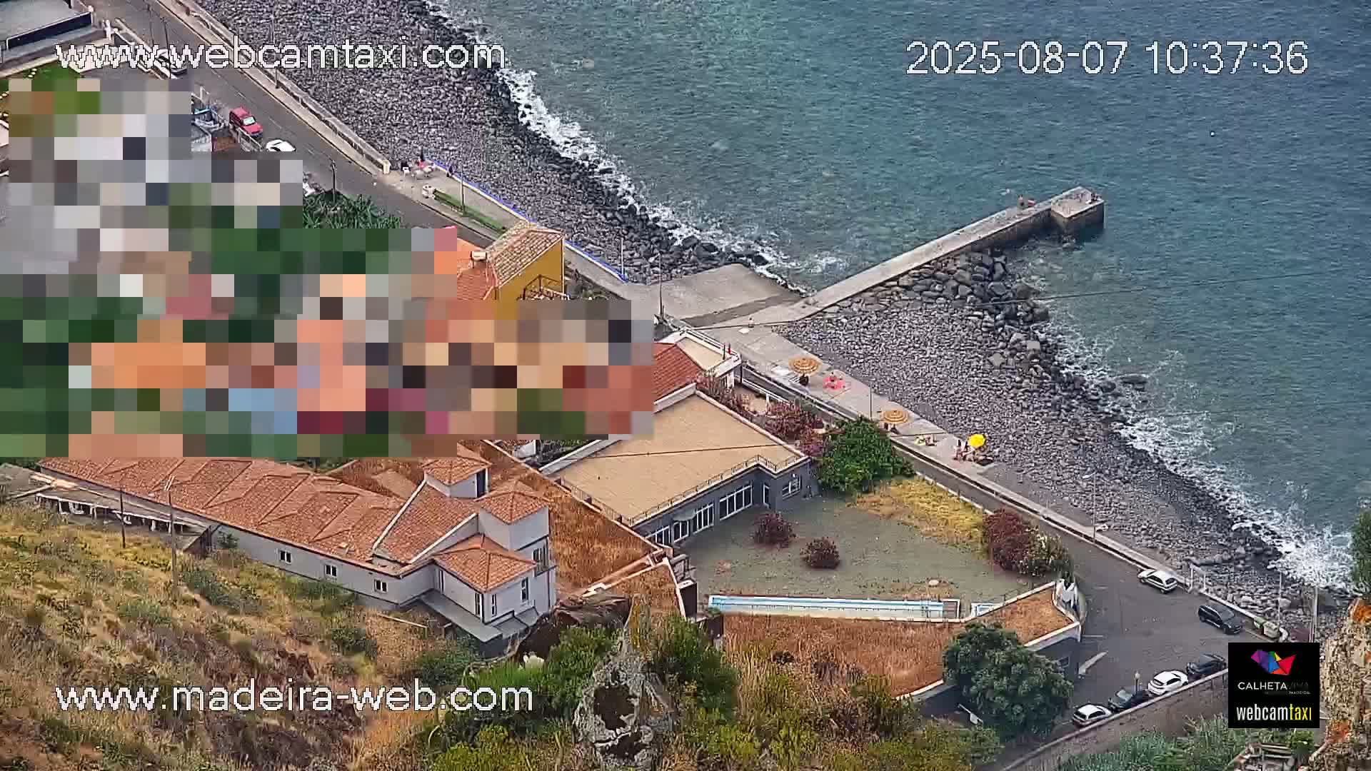 Paul do Mar Village from Faja da Ovelha Live Cam - Calheta, Madeira, Portugal