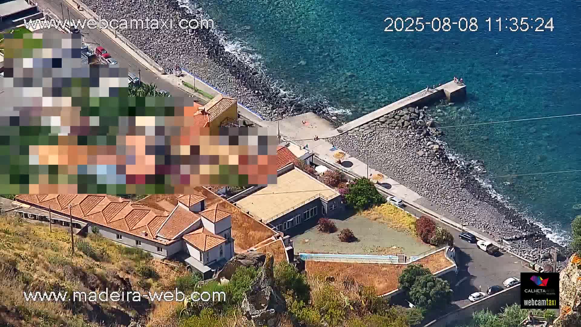 Paul do Mar Village from Faja da Ovelha Live Cam - Calheta, Madeira, Portugal