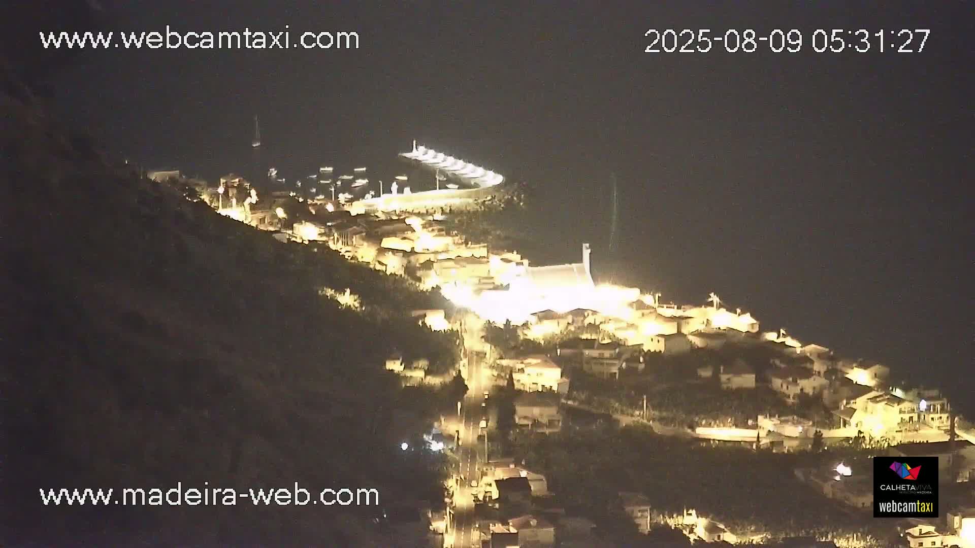 Paul do Mar Village from Faja da Ovelha Live Cam - Calheta, Madeira, Portugal