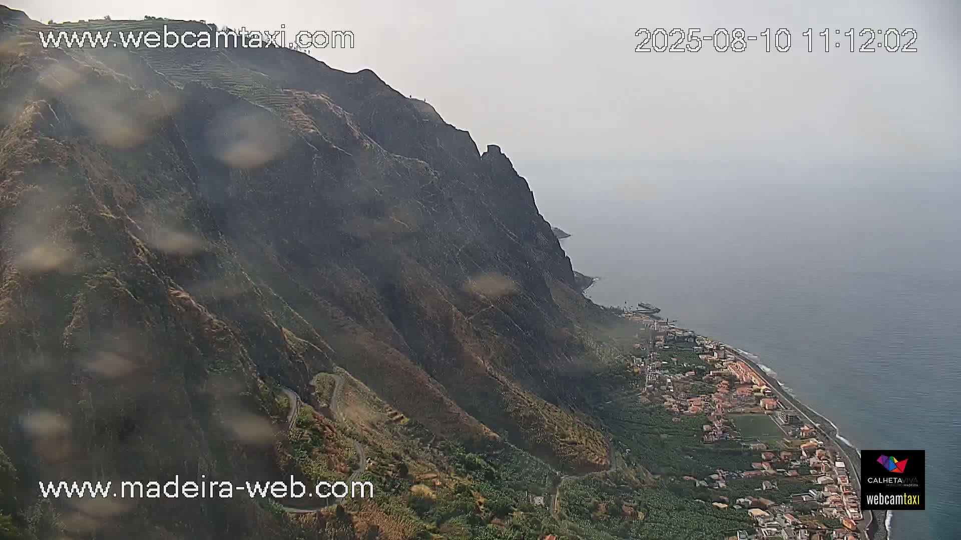 Paul do Mar Village from Faja da Ovelha Live Cam - Calheta, Madeira, Portugal