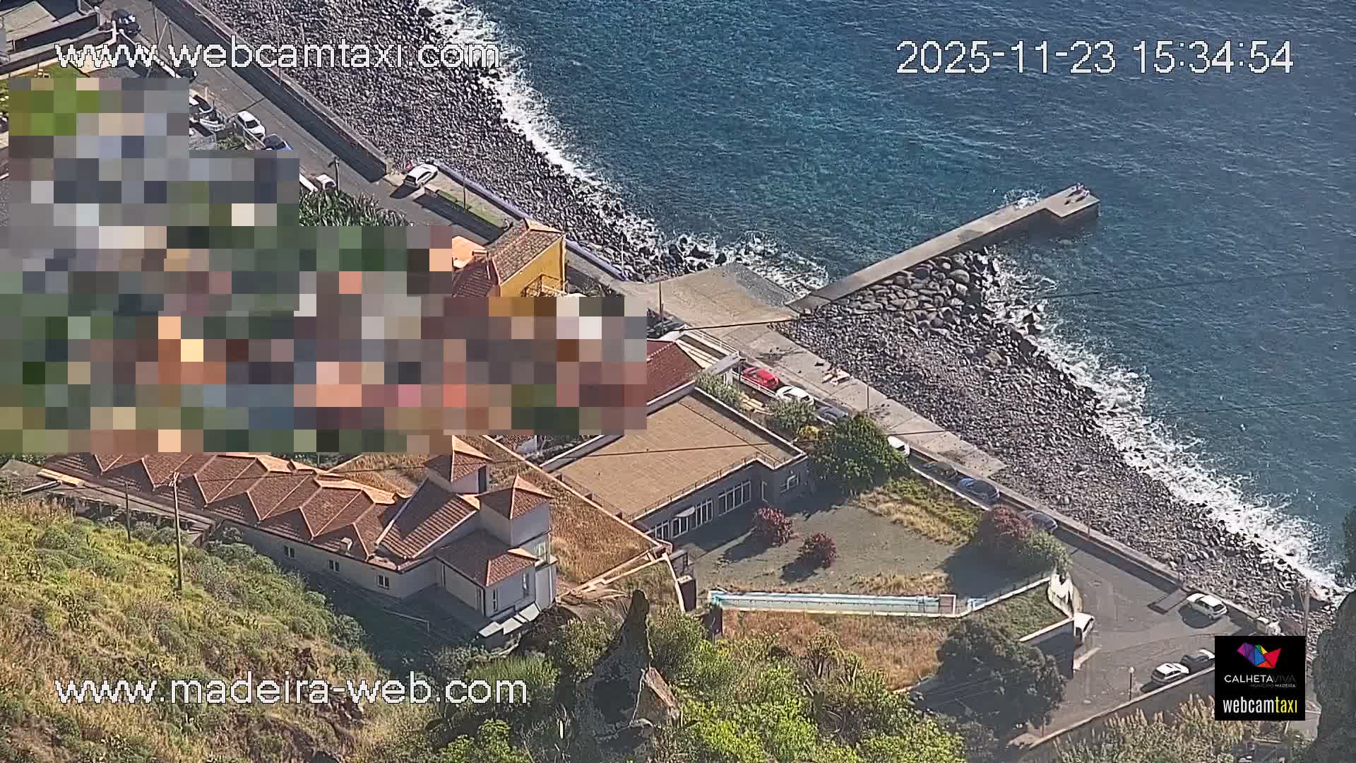 Paul do Mar Village from Faja da Ovelha Live Cam - Calheta, Madeira, Portugal